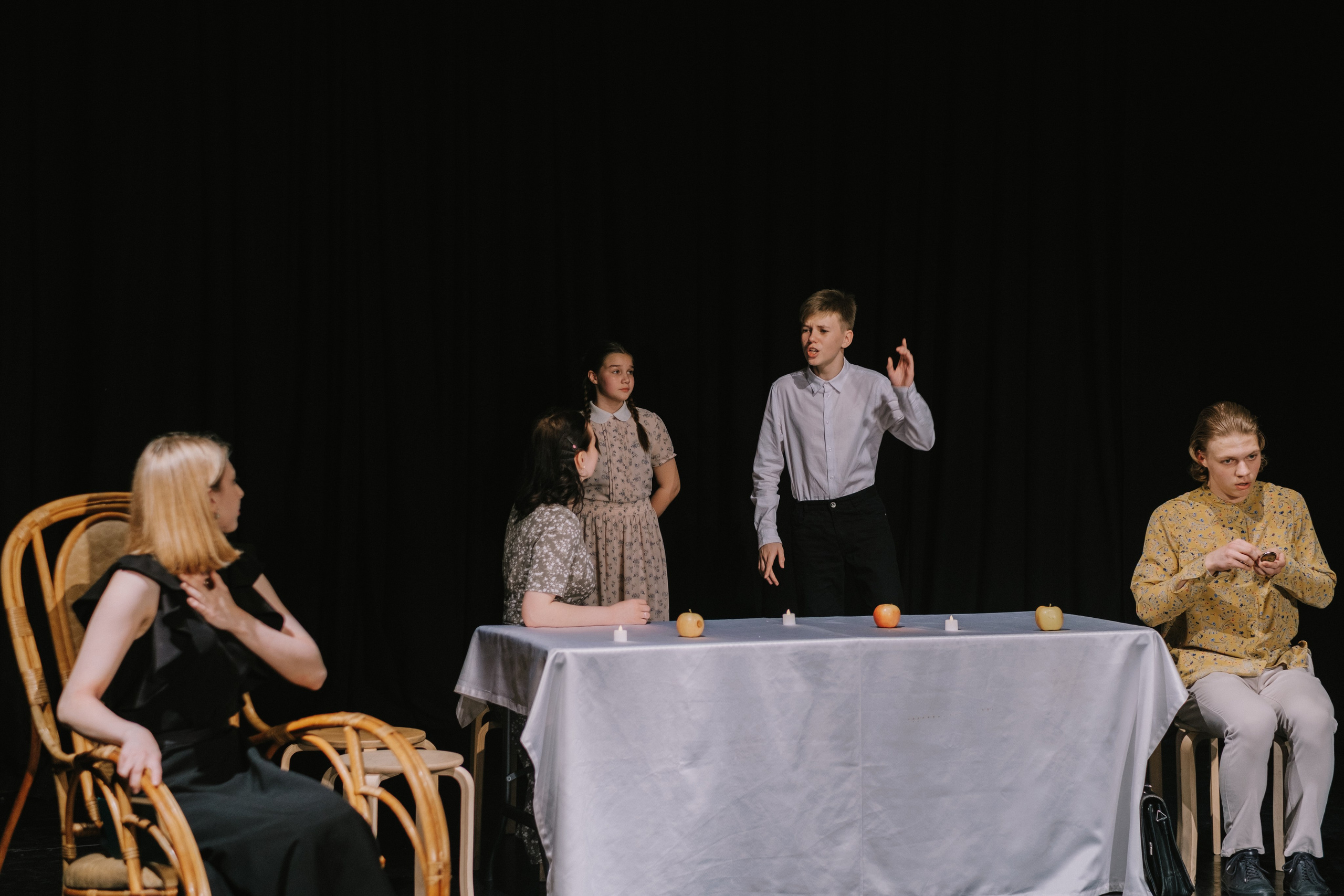 Детская театральная студия «Ирбис», спектакль. Репортажный и портретный фотограф в Москве Илья Спиридонов