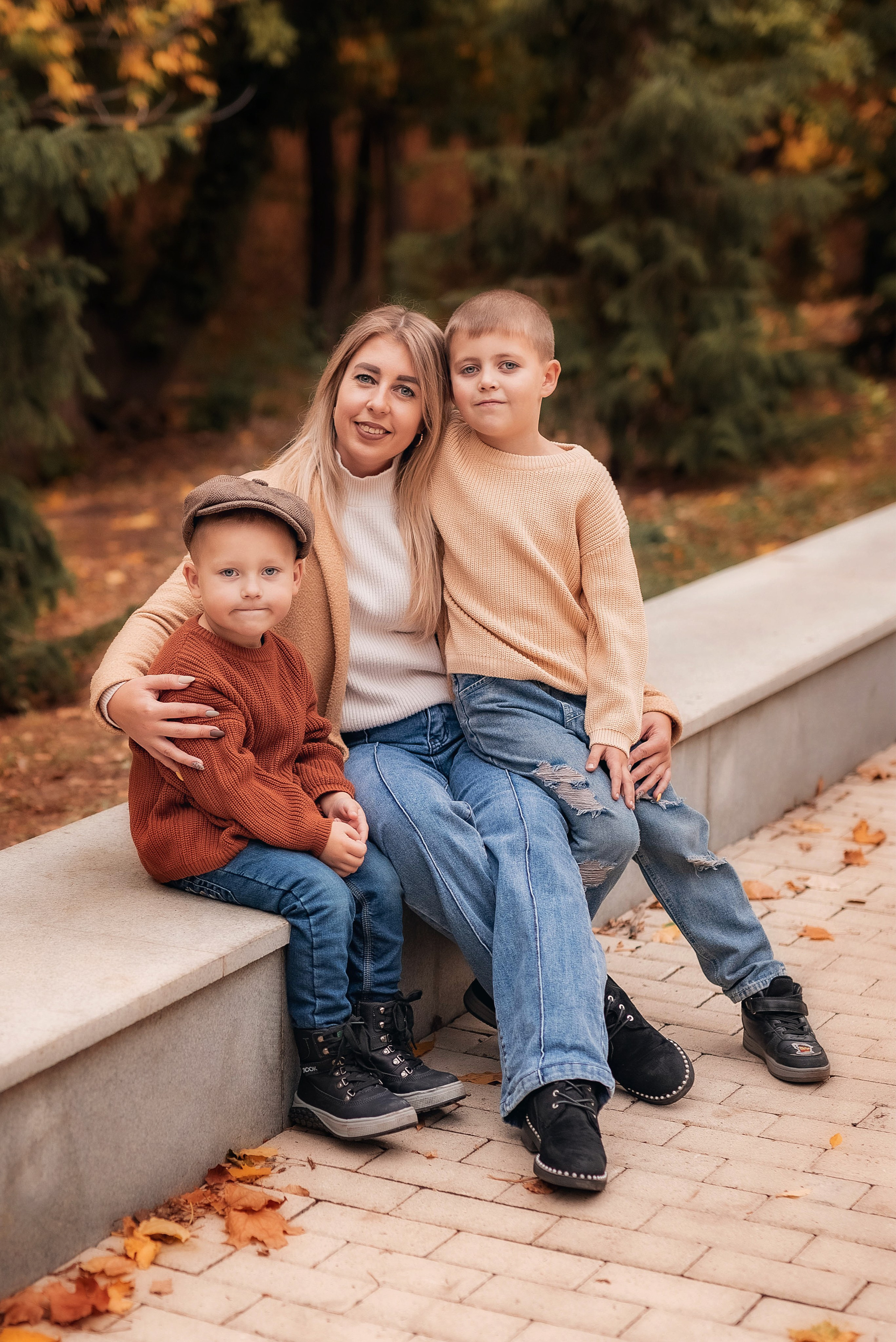Семейная фотосессия в парке. Семейный, детский фотограф в Воронеже Анна Никитина