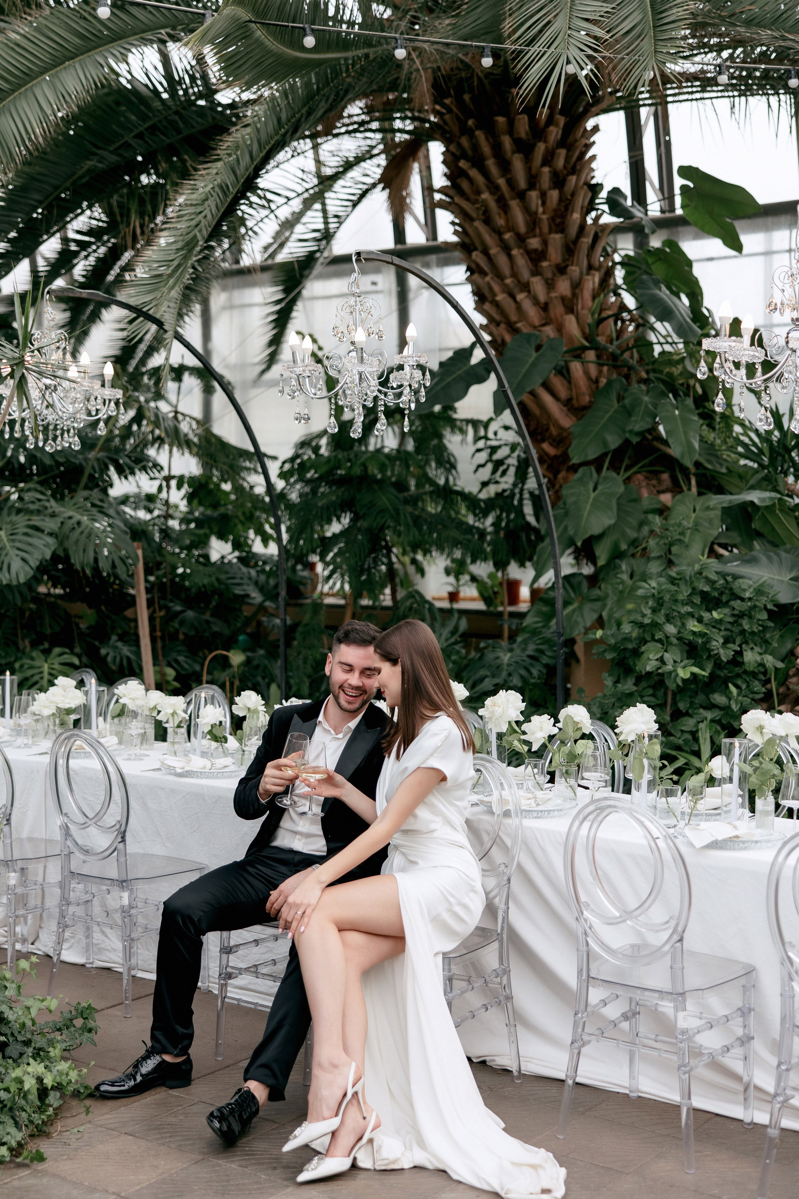 Оранжерея Таврического сада. Свадебный фотограф Москва