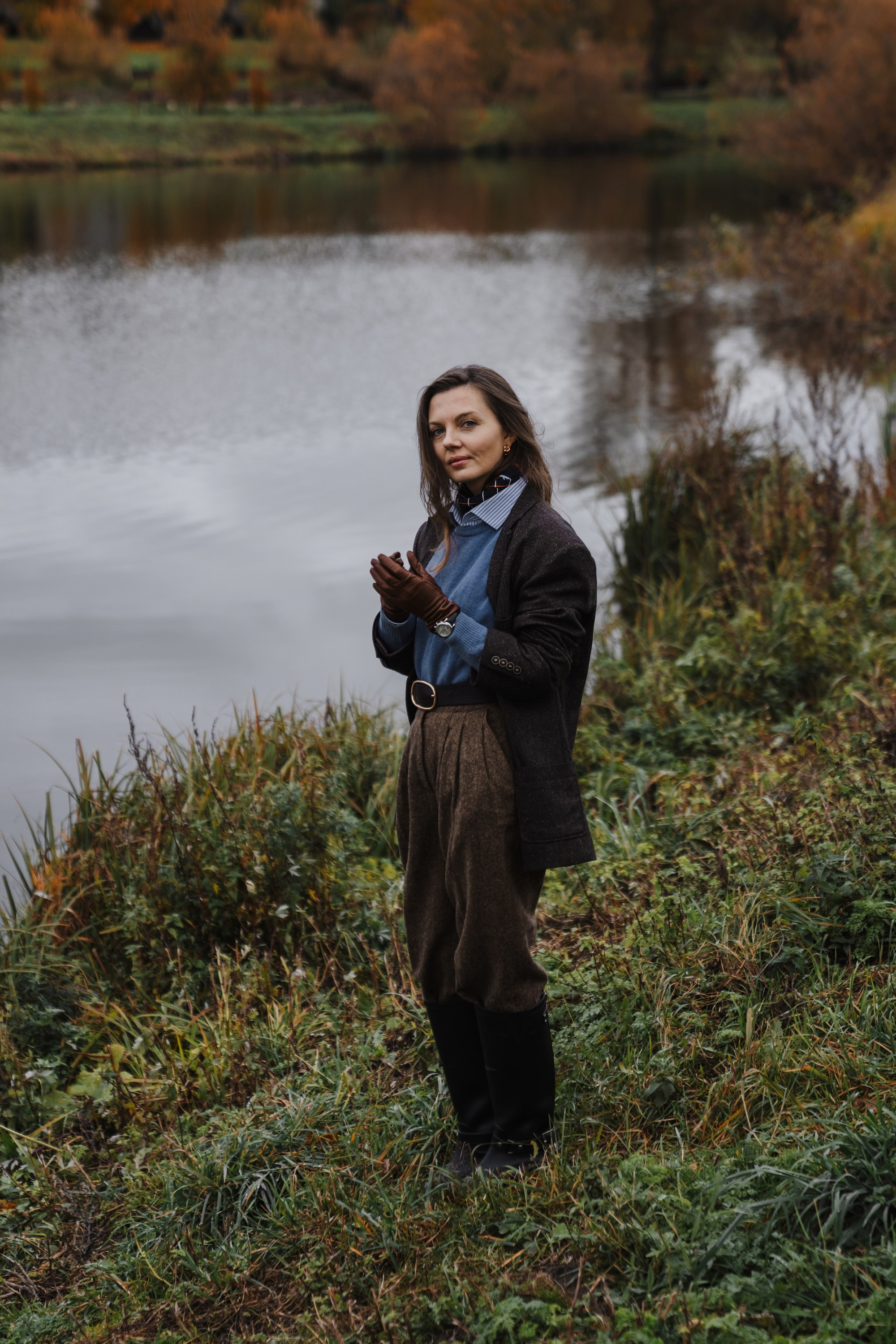 Юля. Осень, в британском стиле, Минск. Olga Modjaro