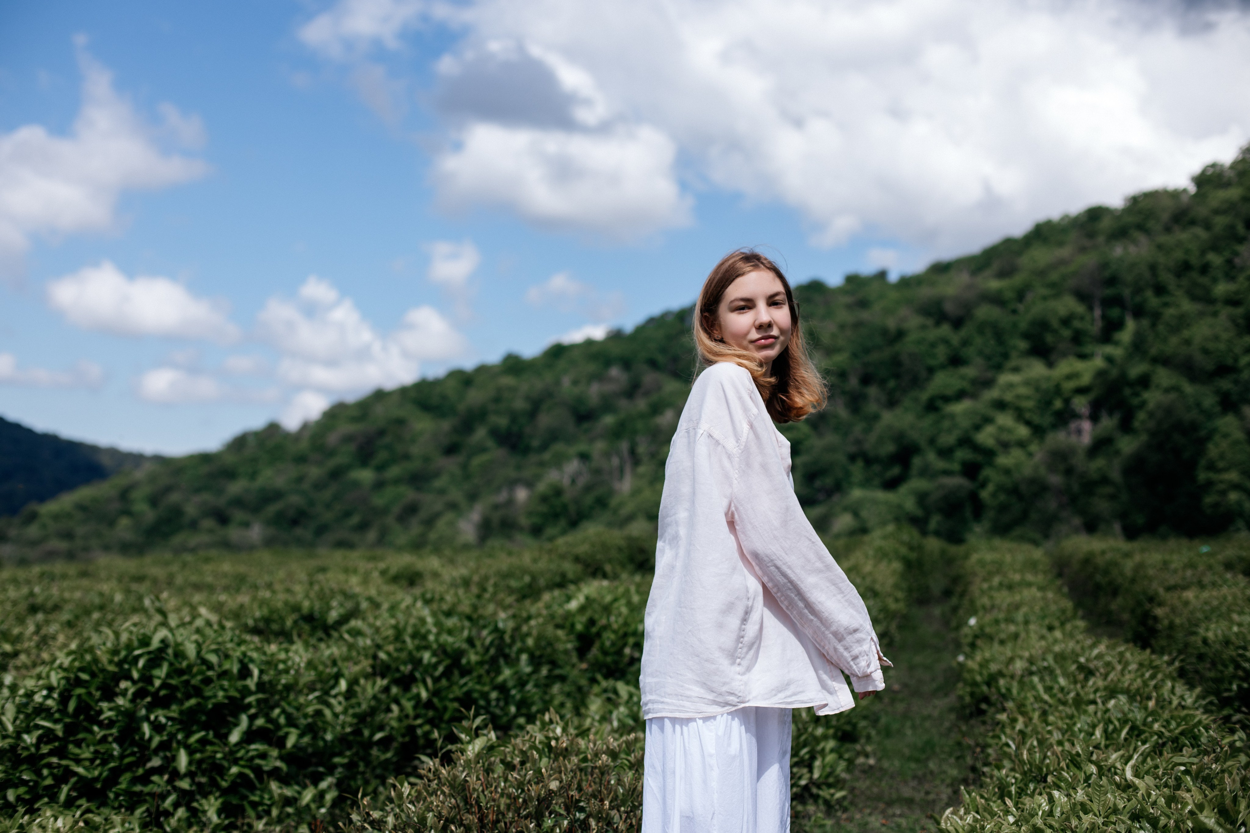 Tea plantation. Efimova Model Agency