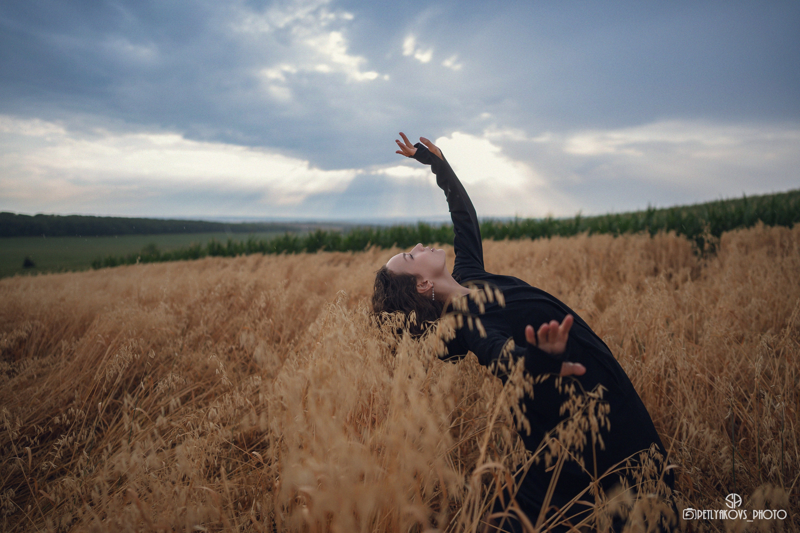 Фотосессия в поле для Ники. Фотограф, видеограф Пятигорск, Ставрополь, Ессентуки, Petlyakovs_photo
