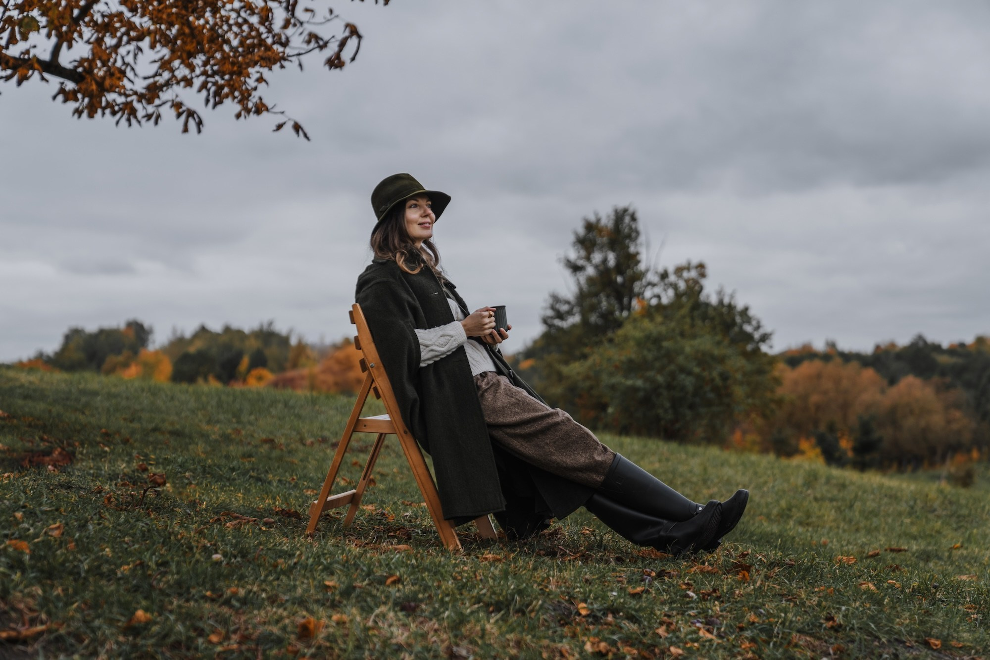 Юля. Осень, в британском стиле, Минск. Olga Modjaro