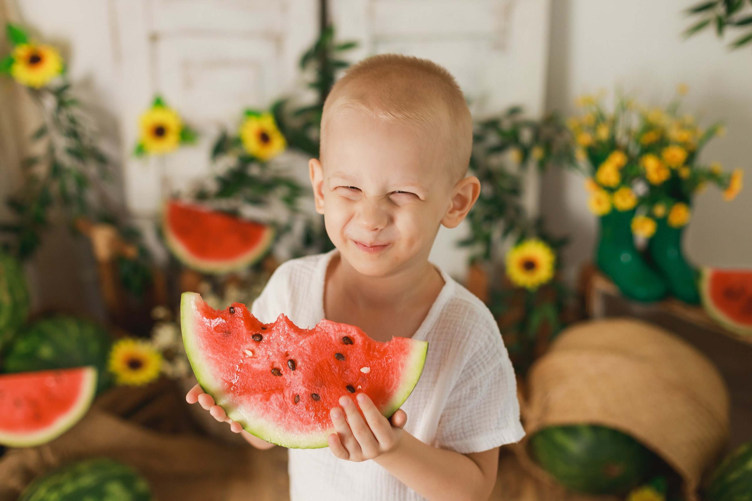 Арбузный фотопроект. Детский и семейный фотограф в Краснодаре Альбина Морозова