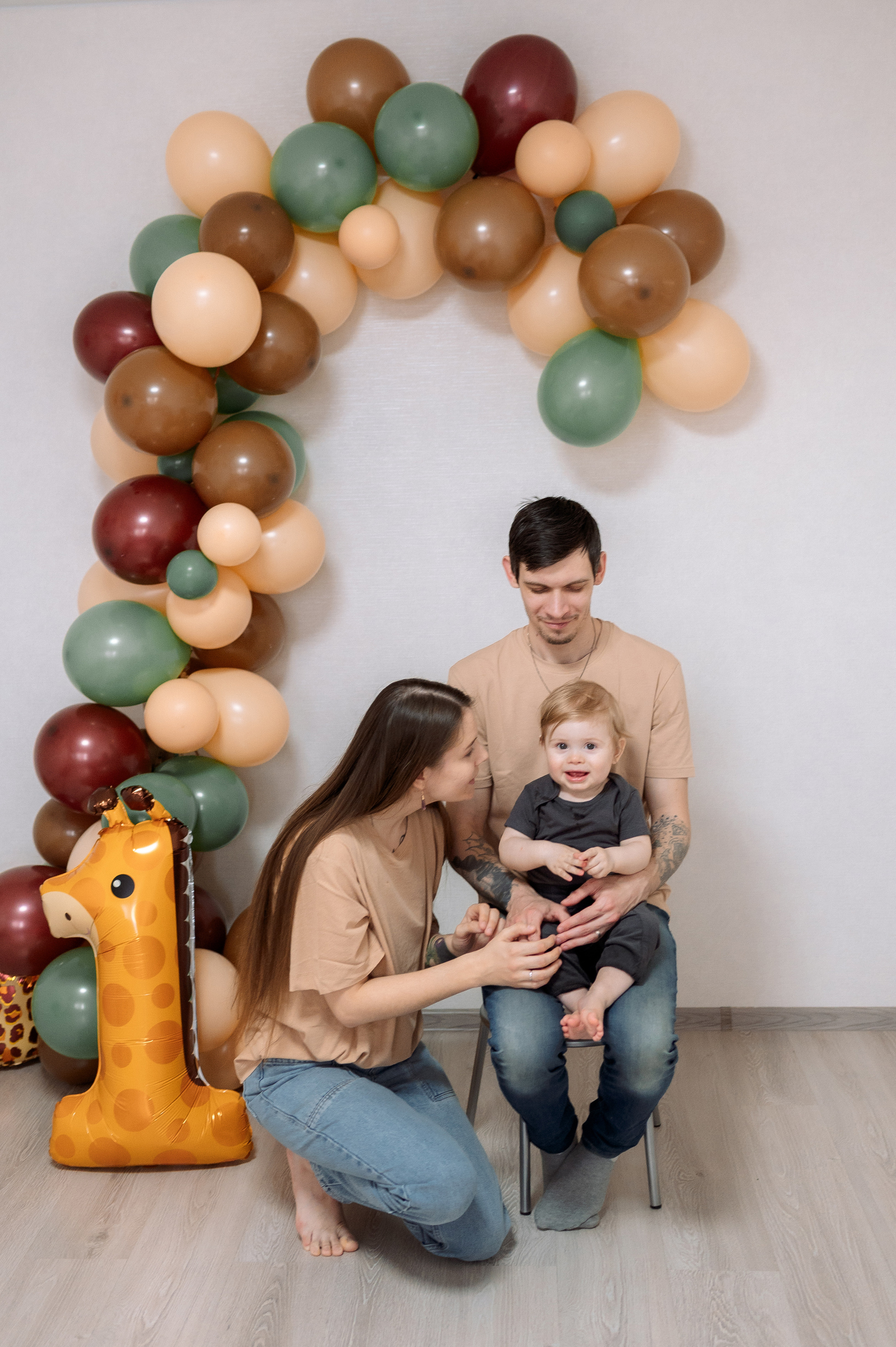 Семейная фотосессия на годик Владислава. Фотограф в Москве и Московской области Таня Яблочкина