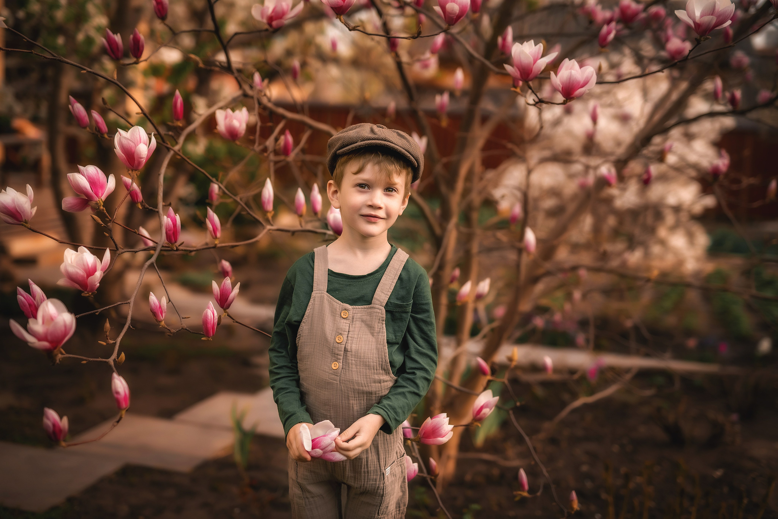 Фотосессия в магнолии. Семейный, детский фотограф в Воронеже Анна Никитина