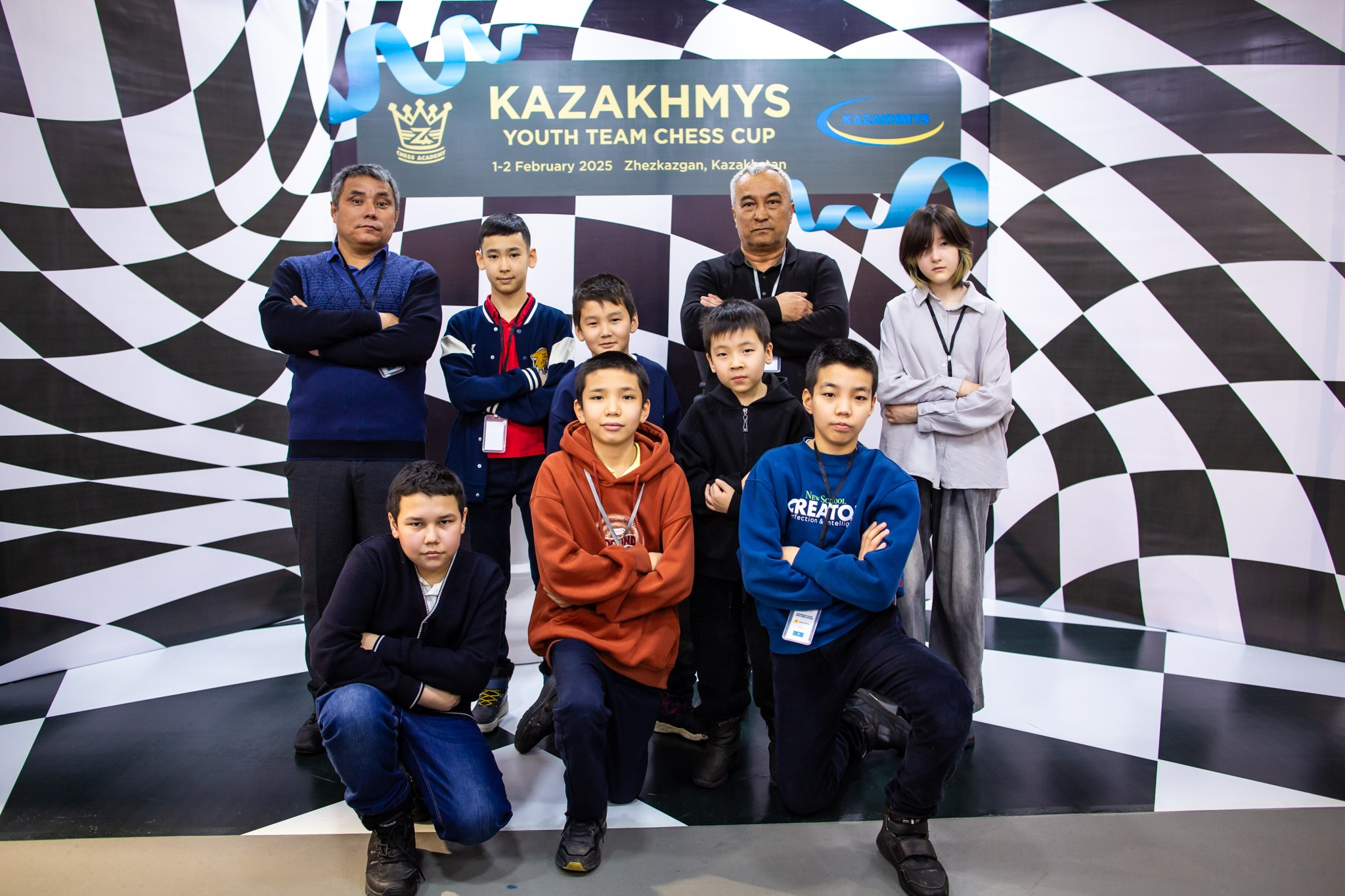 2025.02.02 KAZAKHMYS Youth Team Chess CUP 2025 — Day2_Teams. Фотограф Анна Штурман (репортажная съёмка любых событий и мероприятий) Anna Shtourman photographer