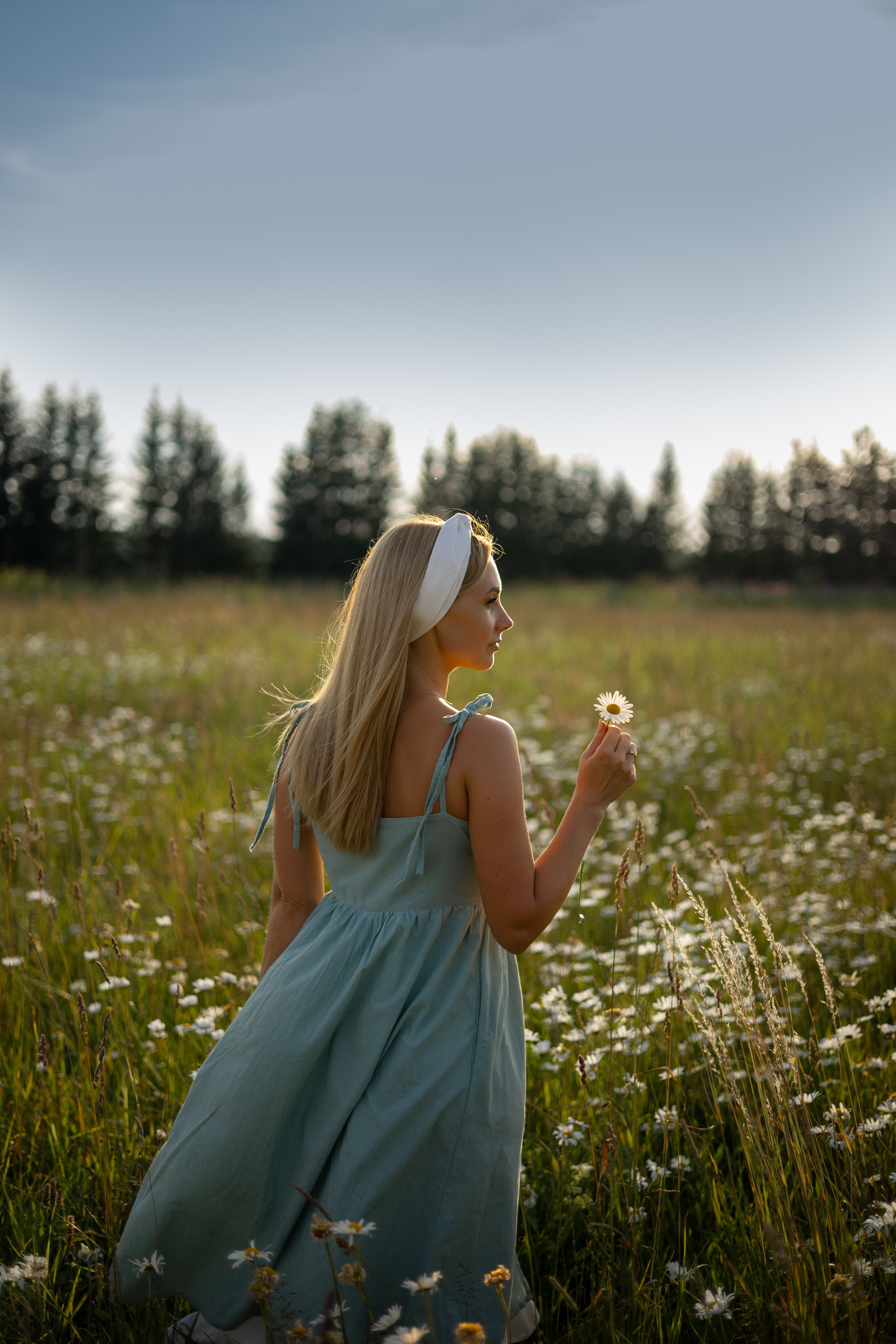 Индивидуальная фотосессия. Ромашки. Фотограф Самойлова Анна Архангельск, Северодвинск