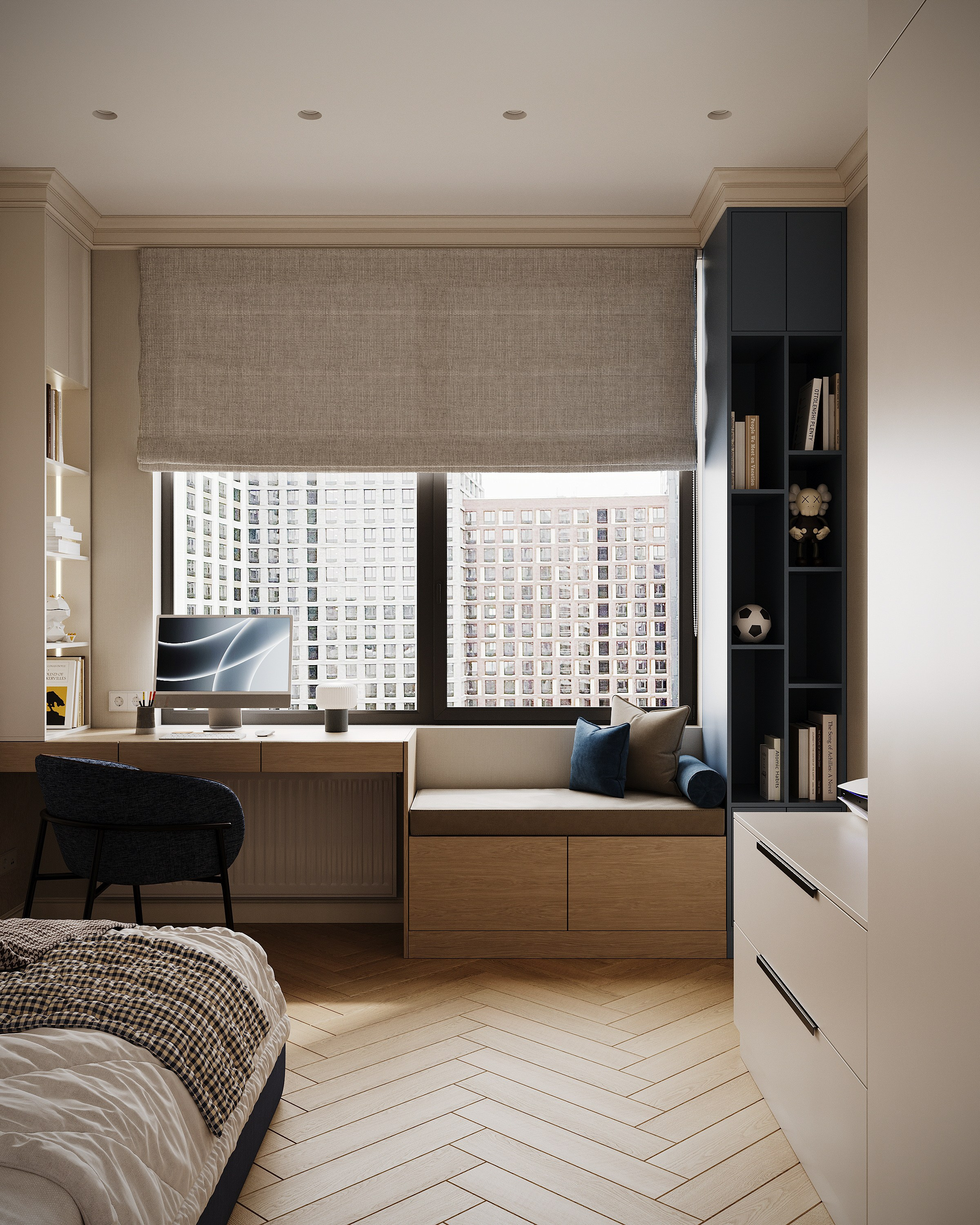 ЖК Петровский парк II — 70 м². КОМНАТА АИСТА дизайн-бюро | AIST ROOM design bureau