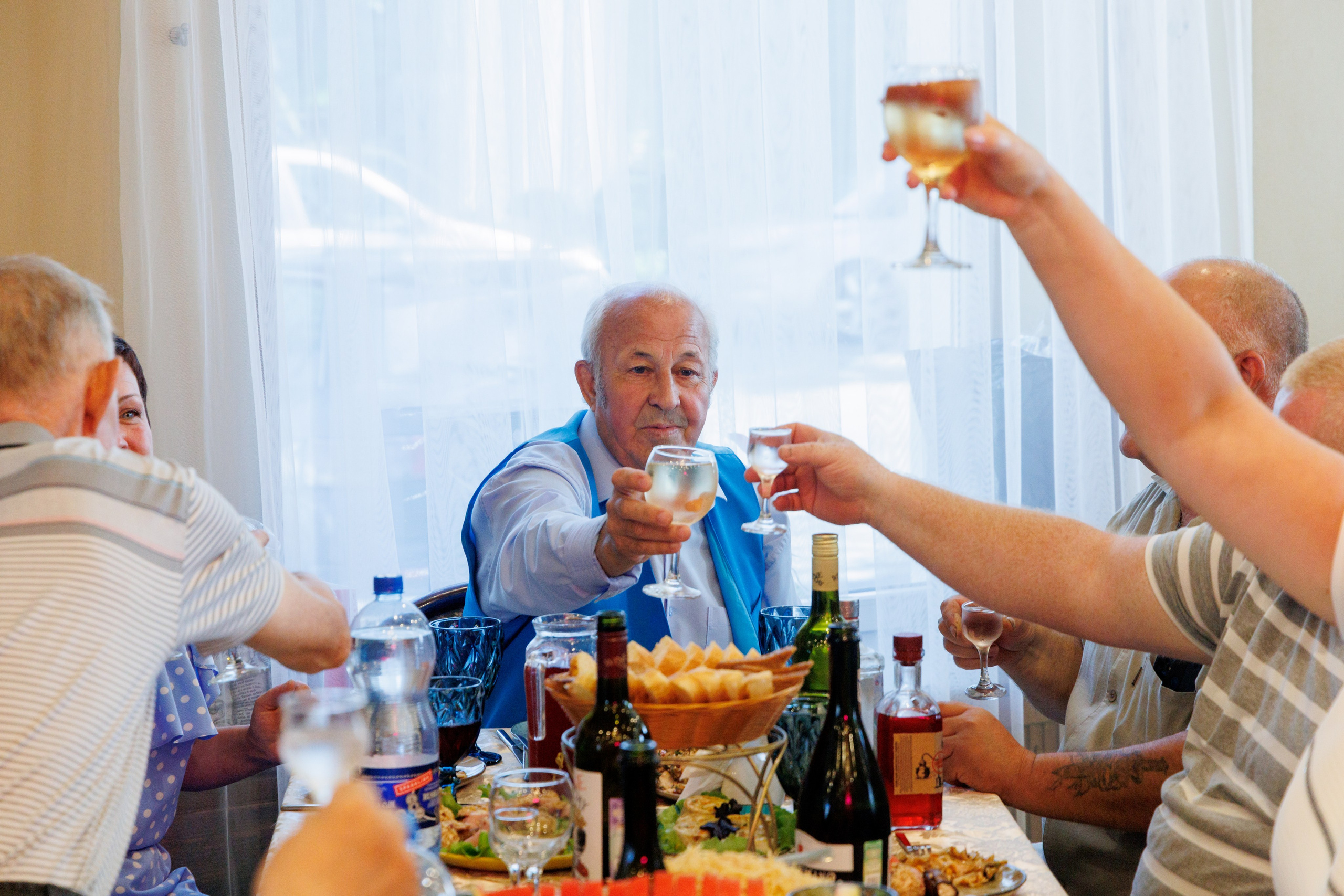 Юбилей Александру Матвеевичу 80 лет. Свадебный и семейный фотограф в г. Волхов Алексей Кочерыжкин