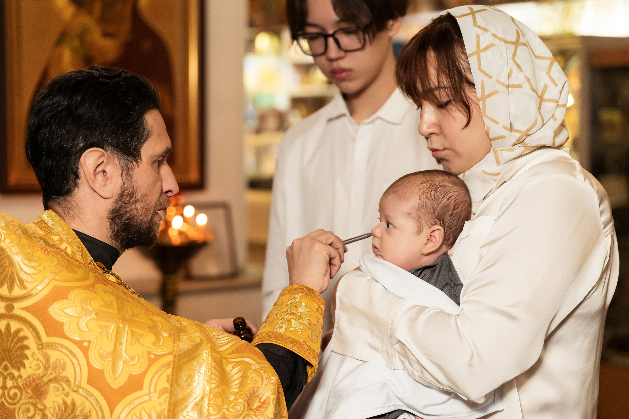 Крещение Марка. Фотограф Алина Филимонова Тверь