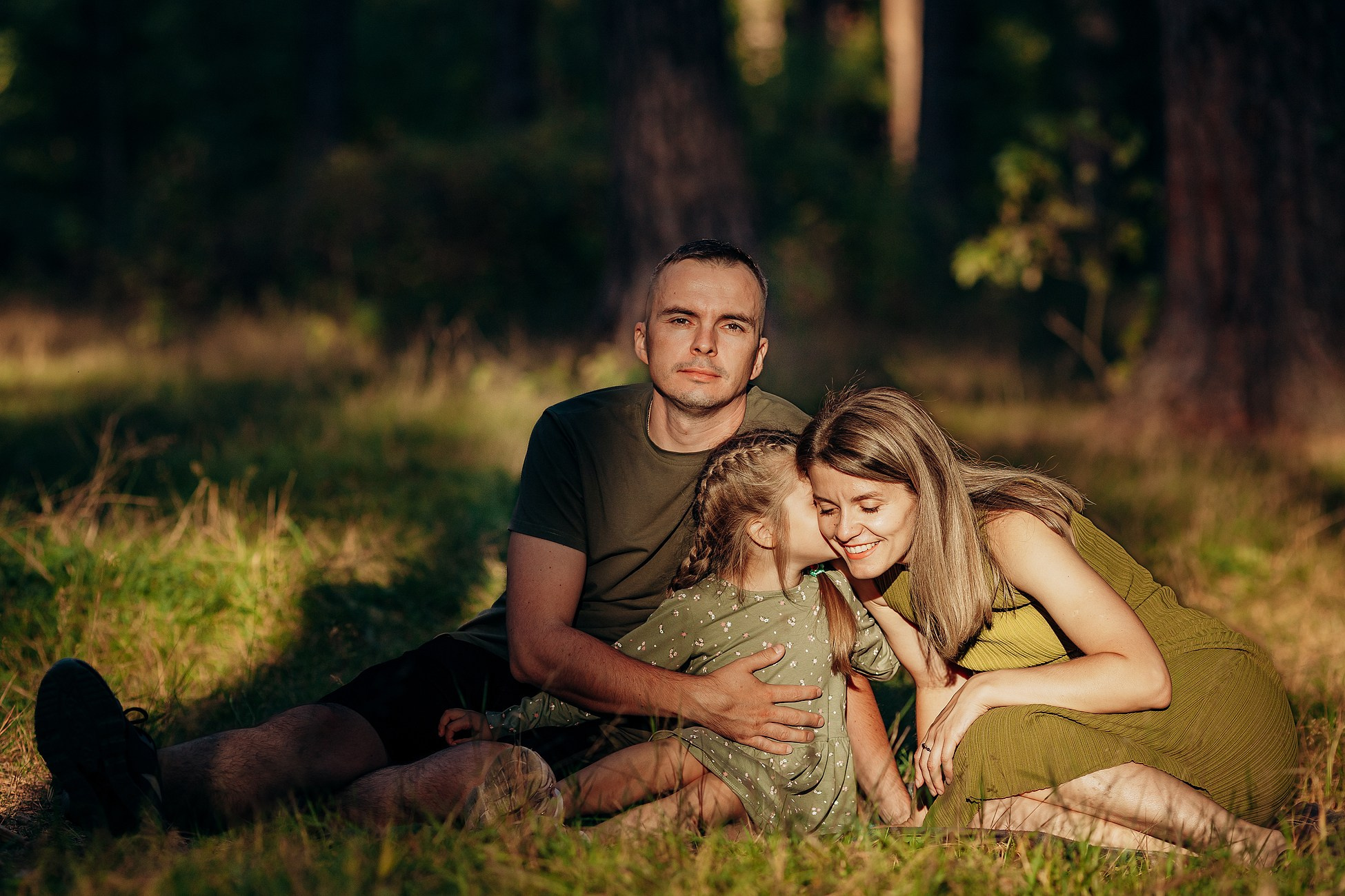 Прогулка в сосновом лесу. Семейный фотограф в Пензе Мария Левина