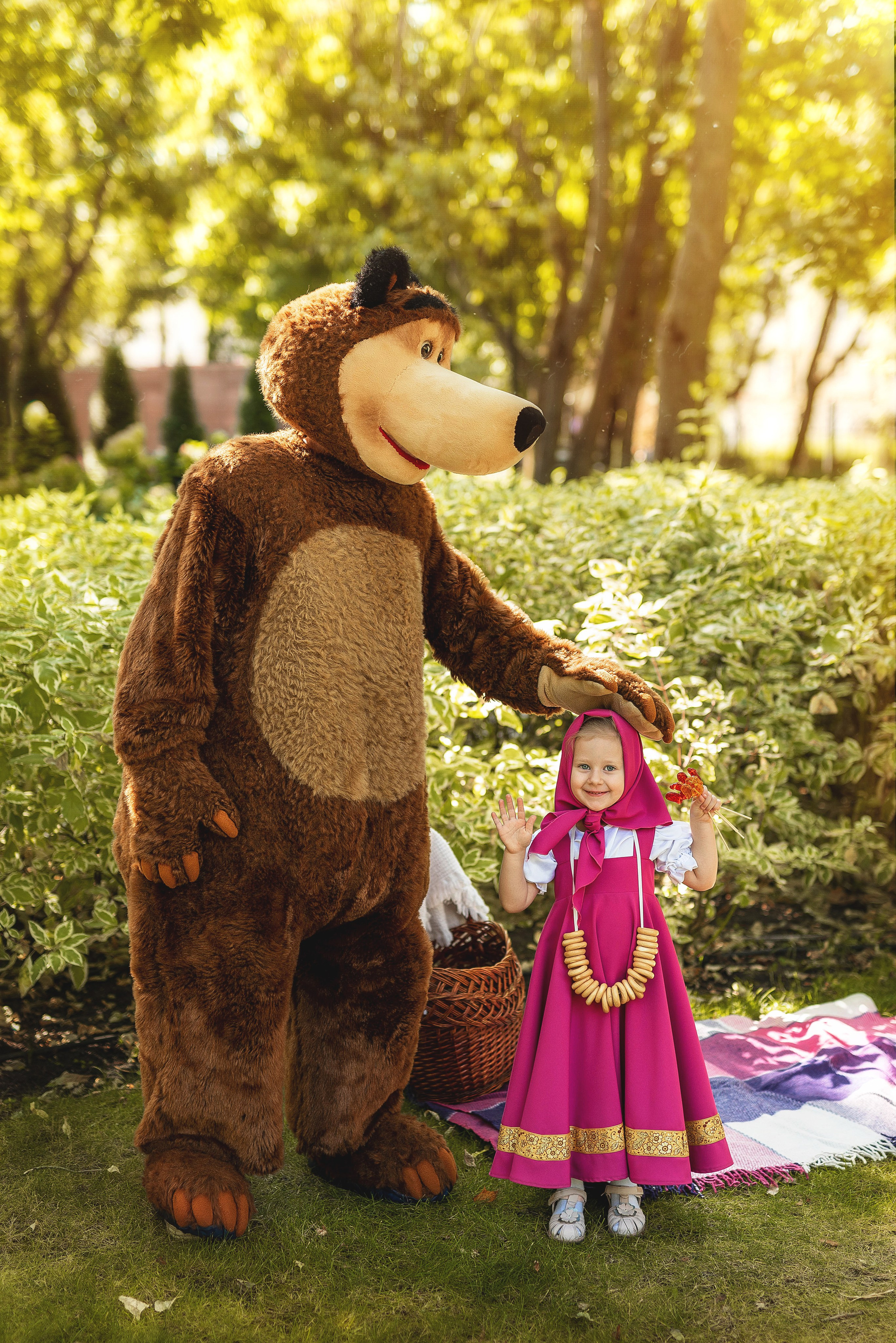 Фотосессия Маша и Медведь. Семейный, детский фотограф в Воронеже Анна Никитина