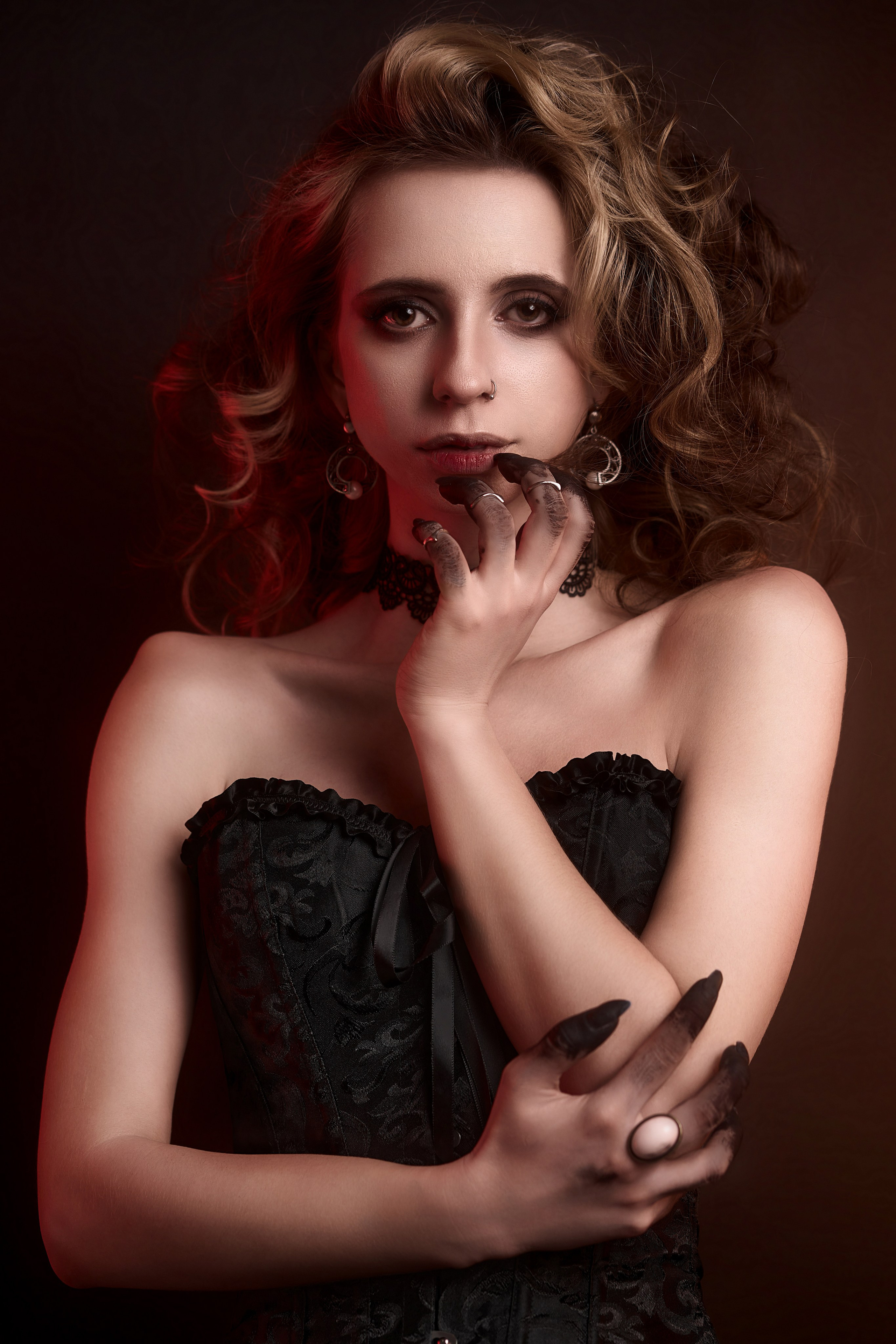 Таня: съёмка в образе викторианской девы. Фотограф в Москве Анастасия Баева