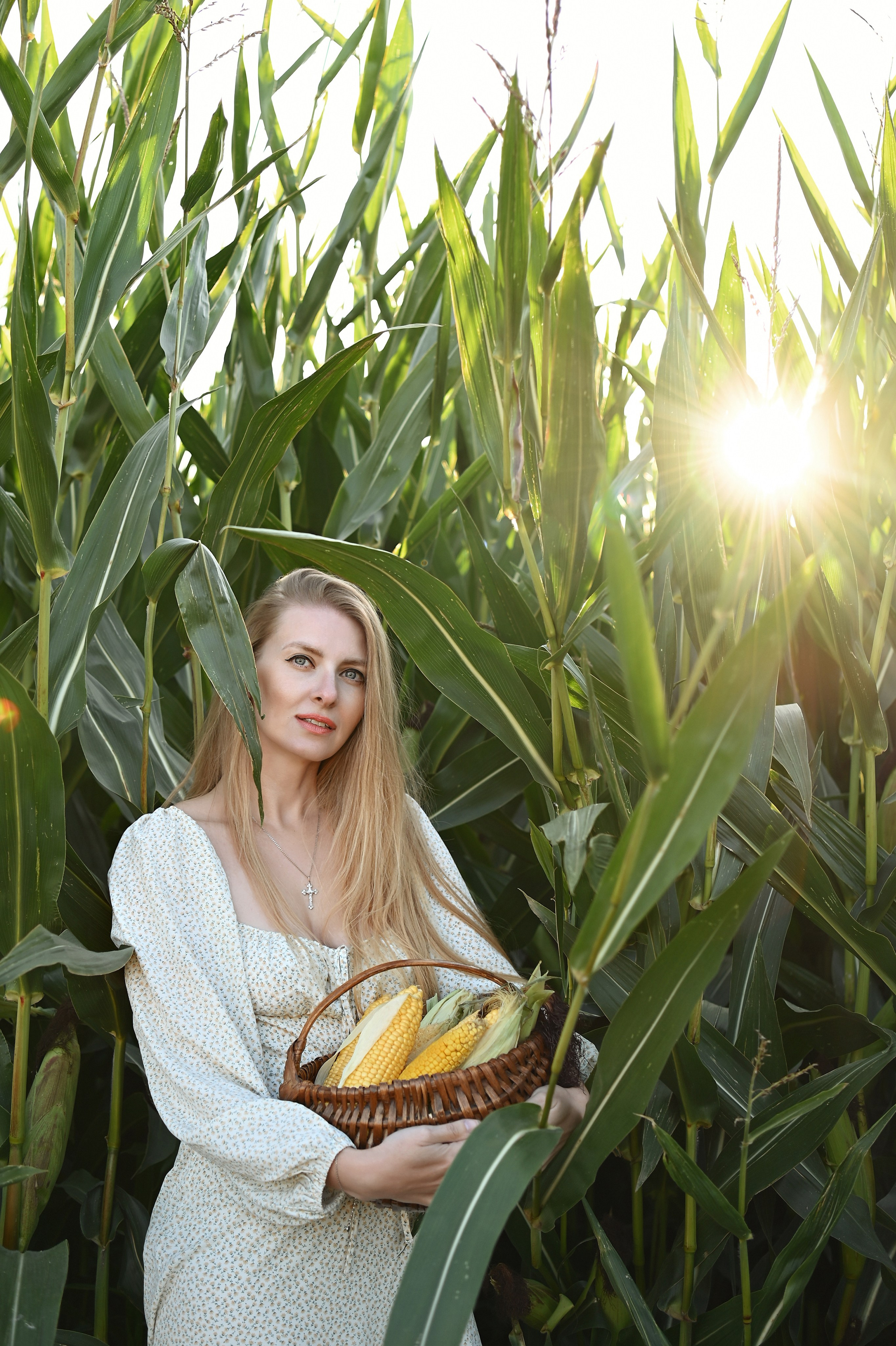 Фотосессия в кукурузном поле. Детский и семейный фотограф г. Москва Оксана Катаджи