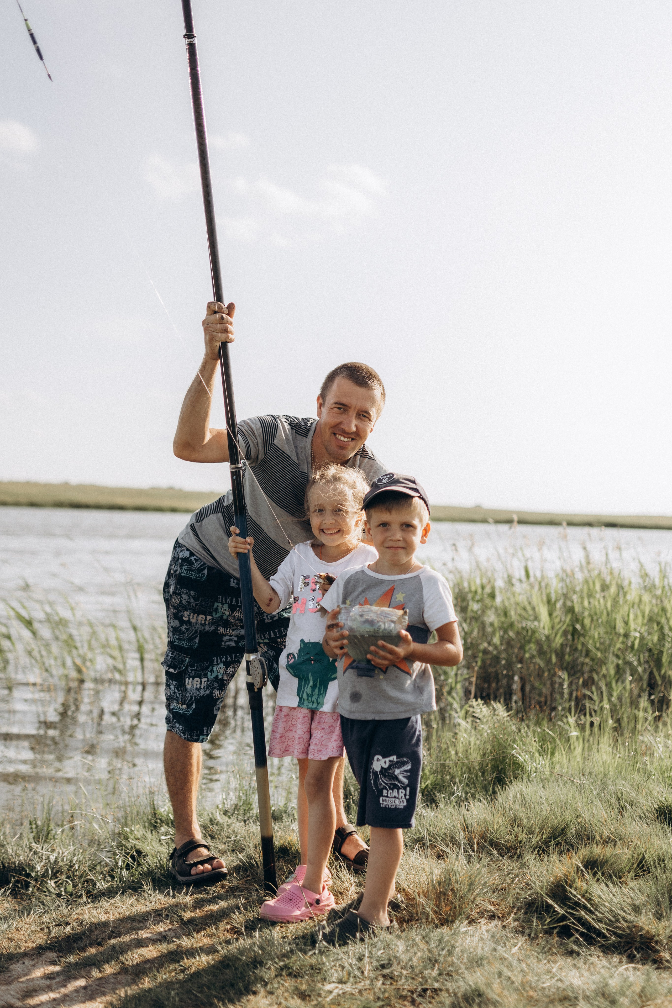 Семейная рыбалка. Семейный фотограф lifestyle в Новосибирске Елена Шпилевая