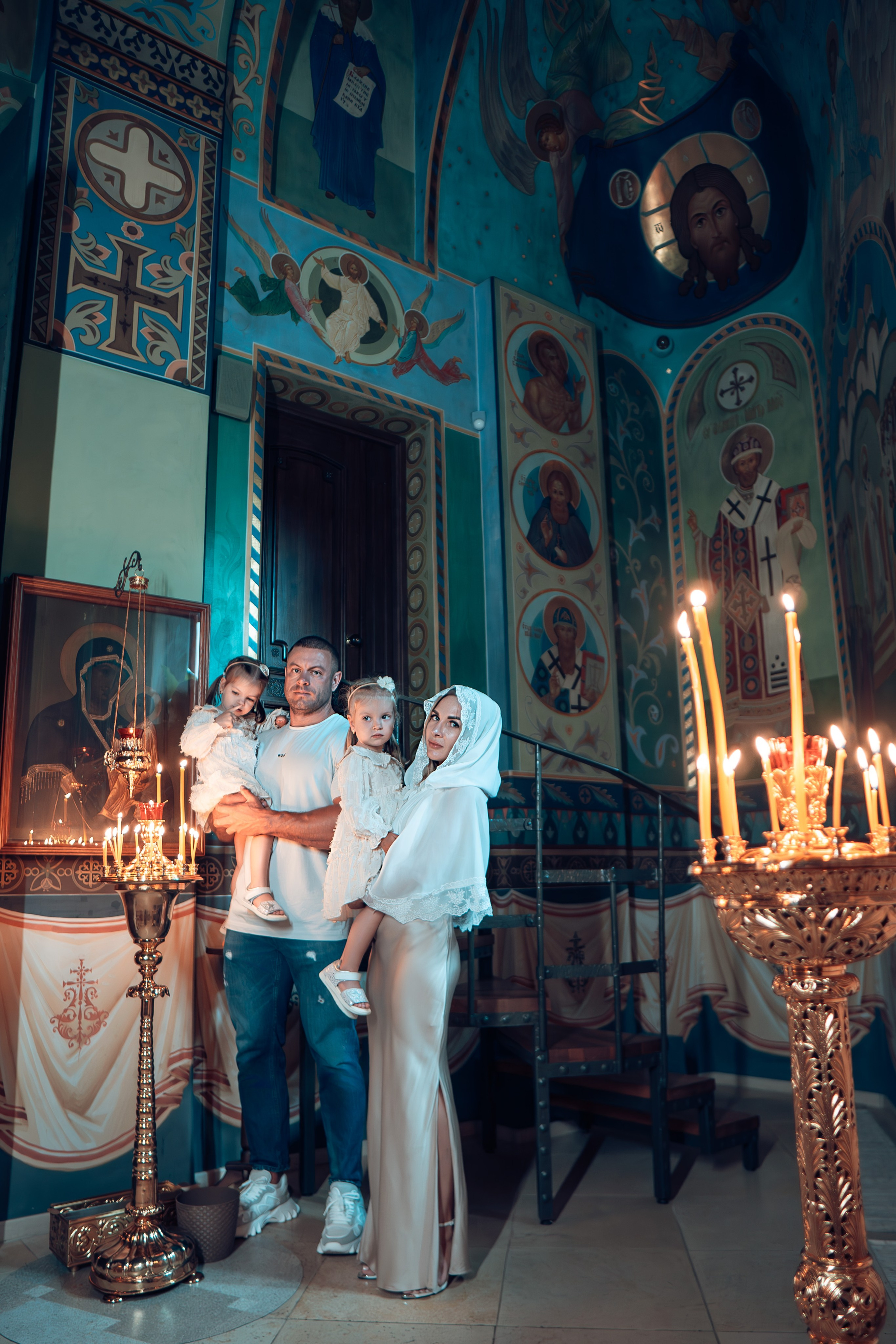 Таинство Крещения Евы и Софии