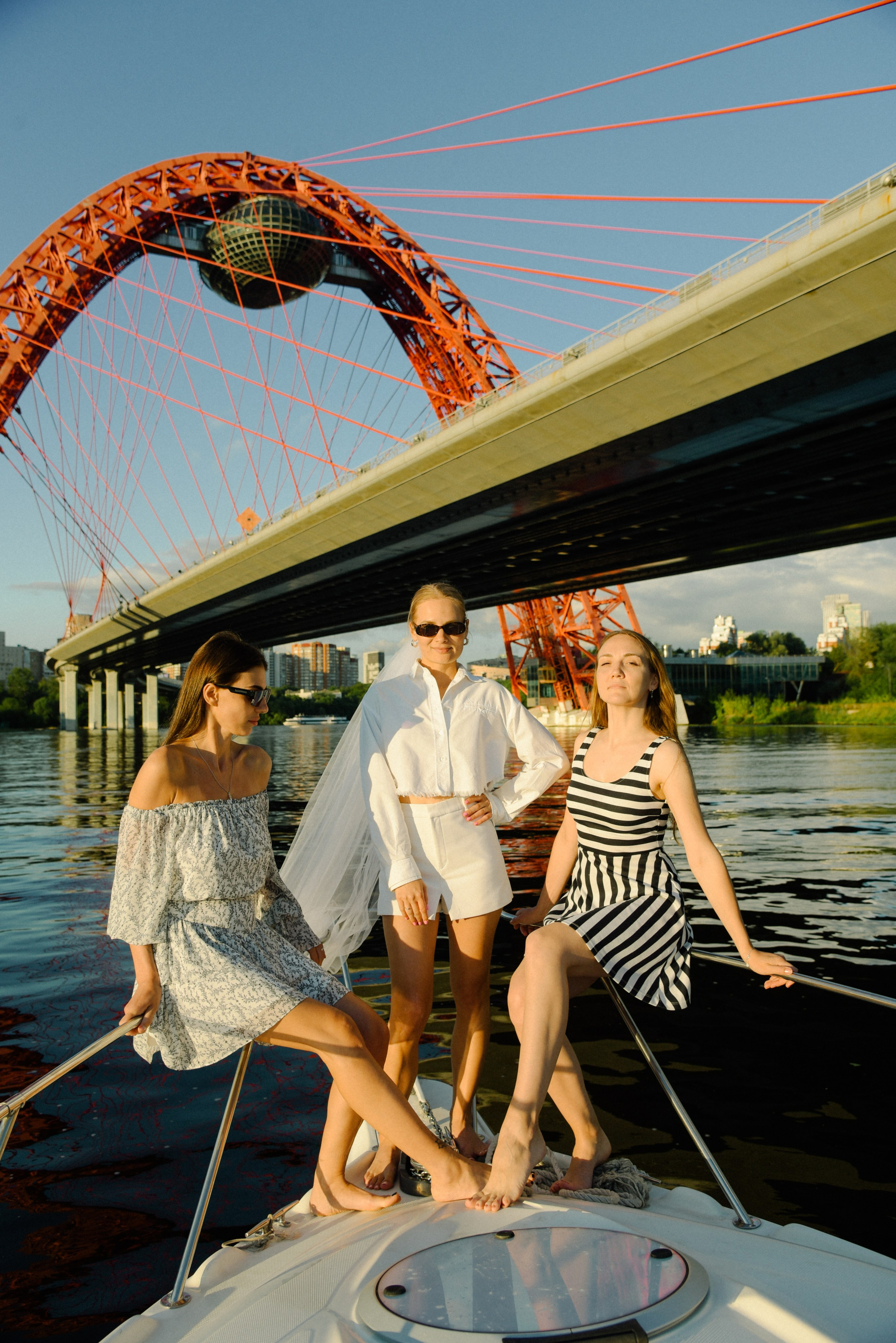 Девичник на яхте. Фотограф Лола Волна, город Москва
