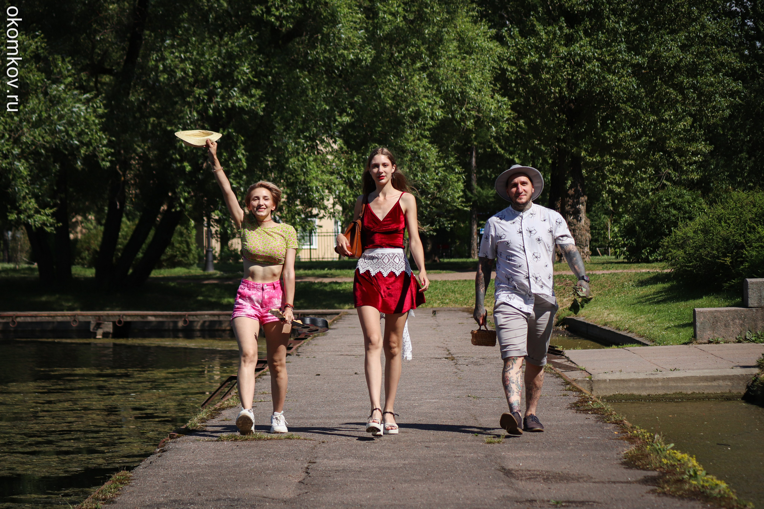 Показ образов на пирсе Московского парка Победы. Ивентный фотограф в Санкт-Петербурге Олег Комков