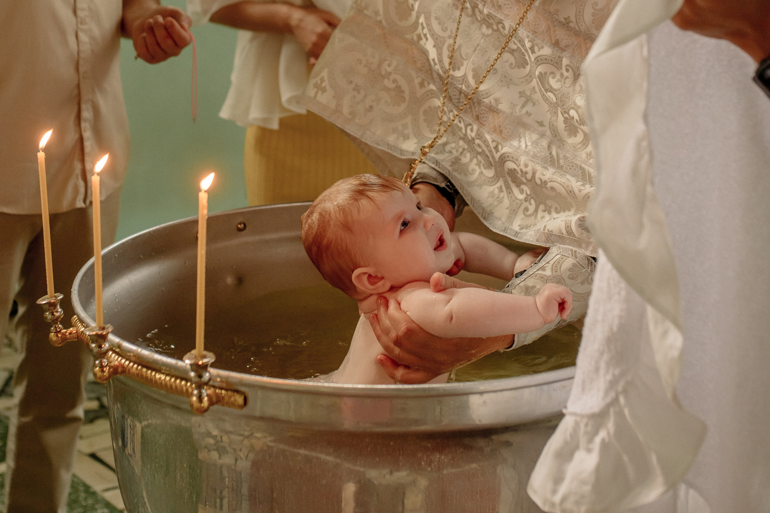Крещение Юлечки. Фотограф Мария Стрелкова