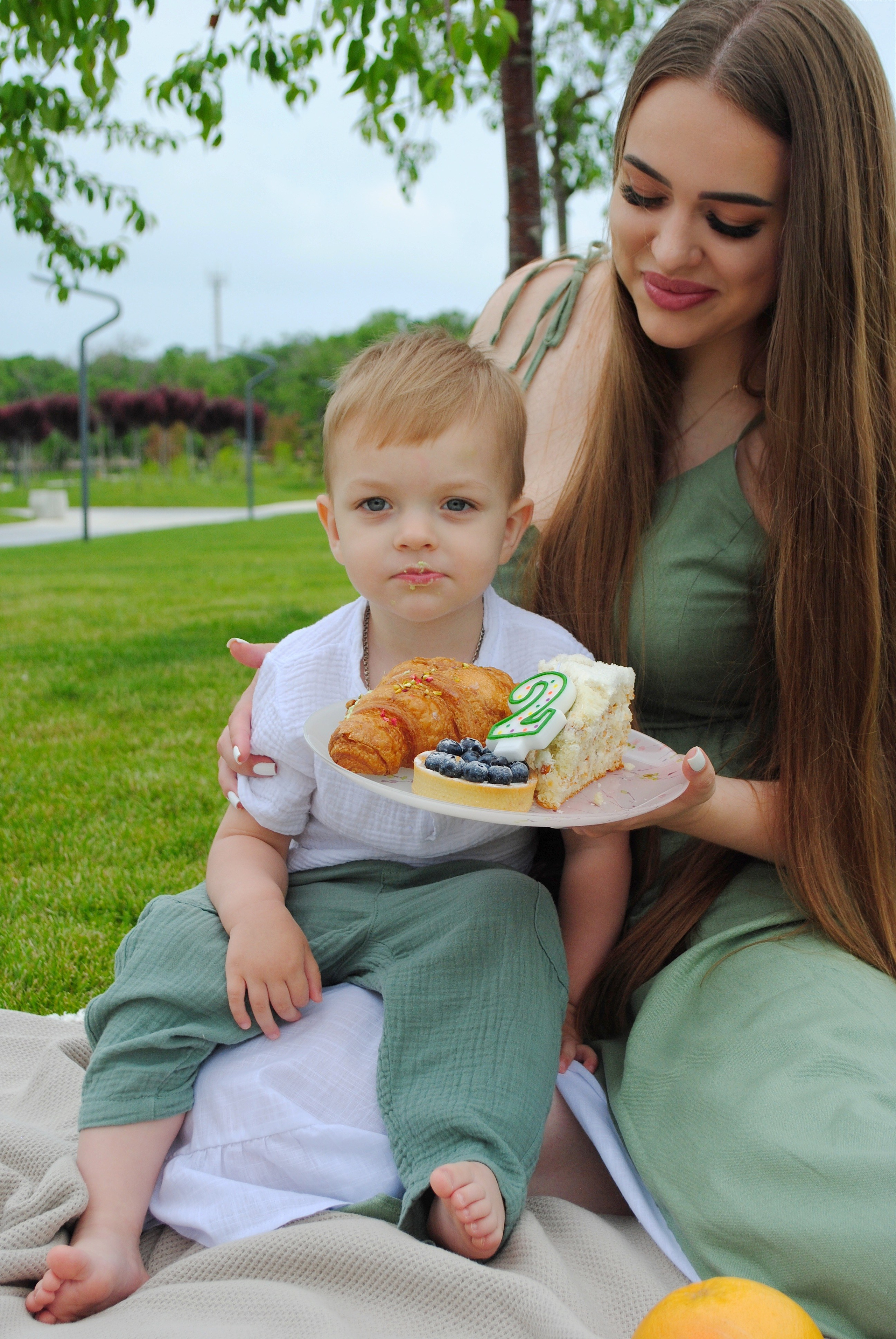 Настя и семья. Фотограф Мария Мусаелян