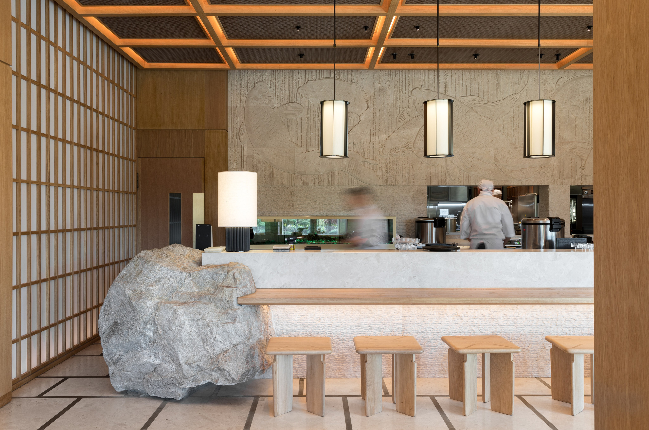 Japanese Restaurant in Krasnodar. Ekaterina Symidi. Interior Photographer