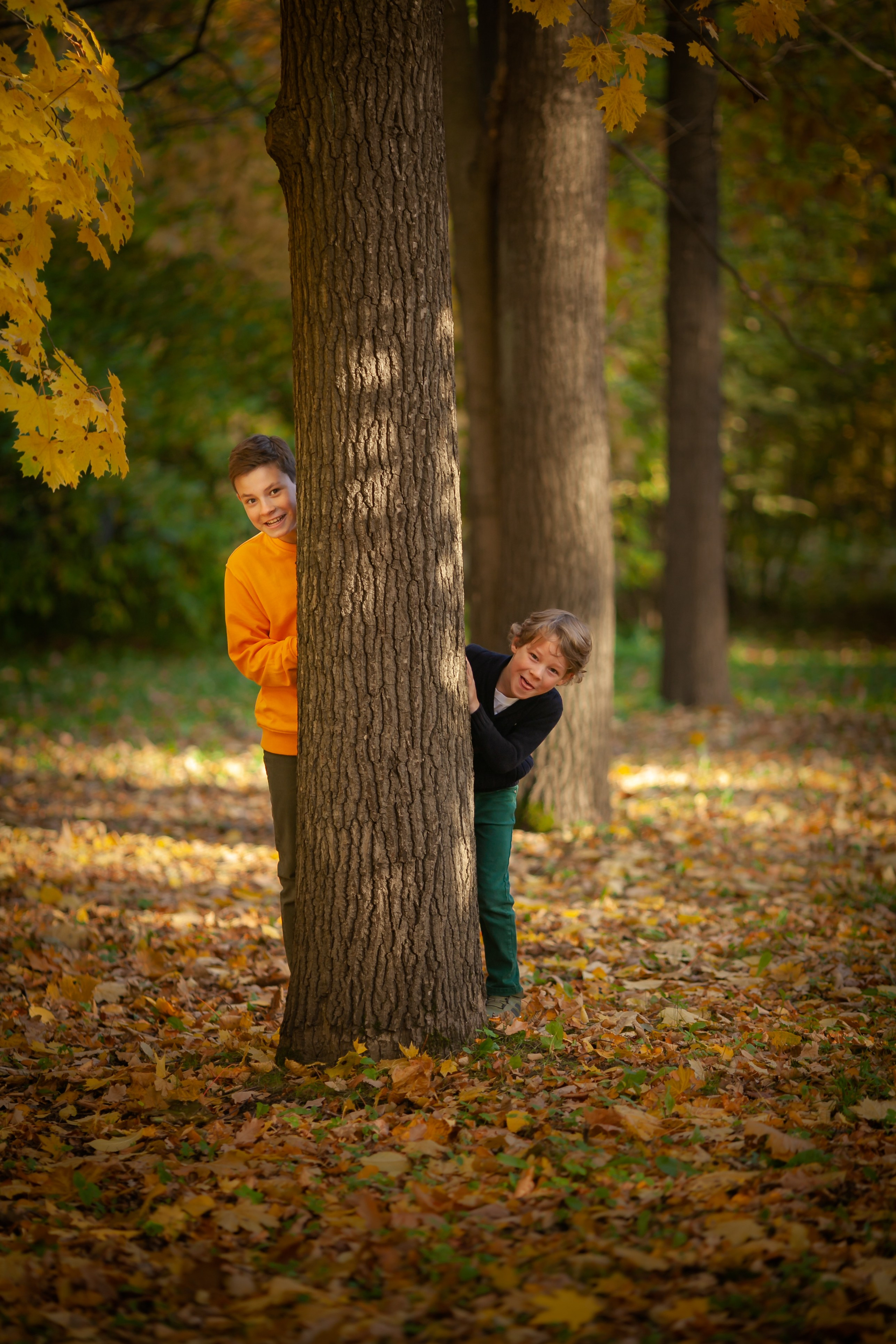 Осенние. Двойняшки-фотографы Анна и Анастасия в Санкт-Петербурге