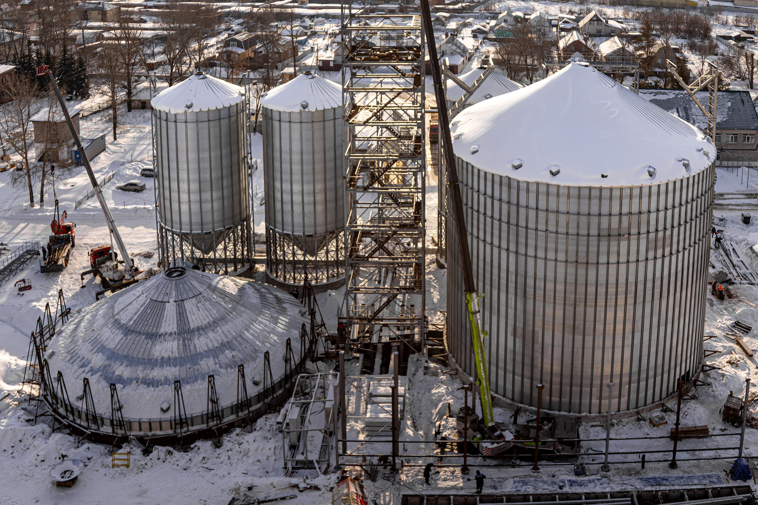 Деметра холдинг Димитровградский Элеватор Этапы строительства. Фотограф в Самаре Максим Тырин