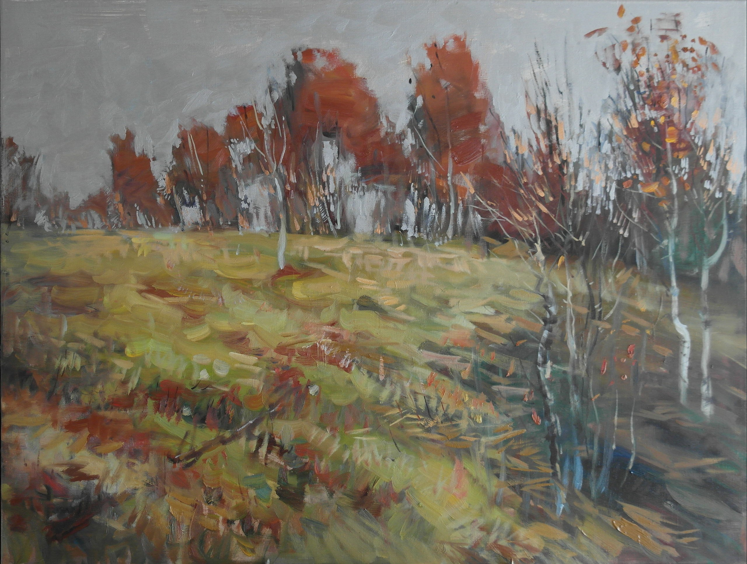 Осень - 70х90 см, холс, масло.