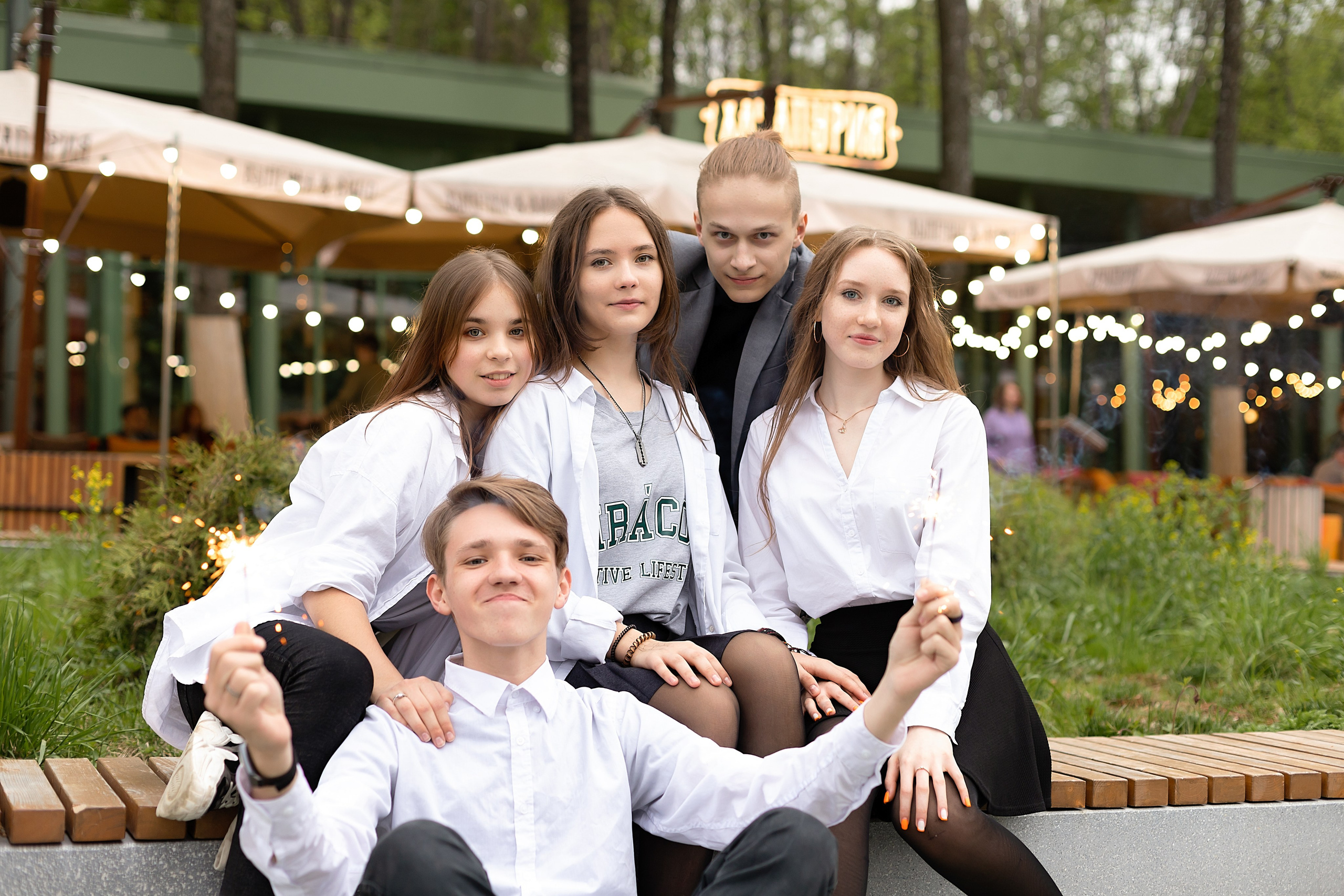 Съёмка в парке. Выпускные альбомы «Эврика» в Нижнем Новгороде