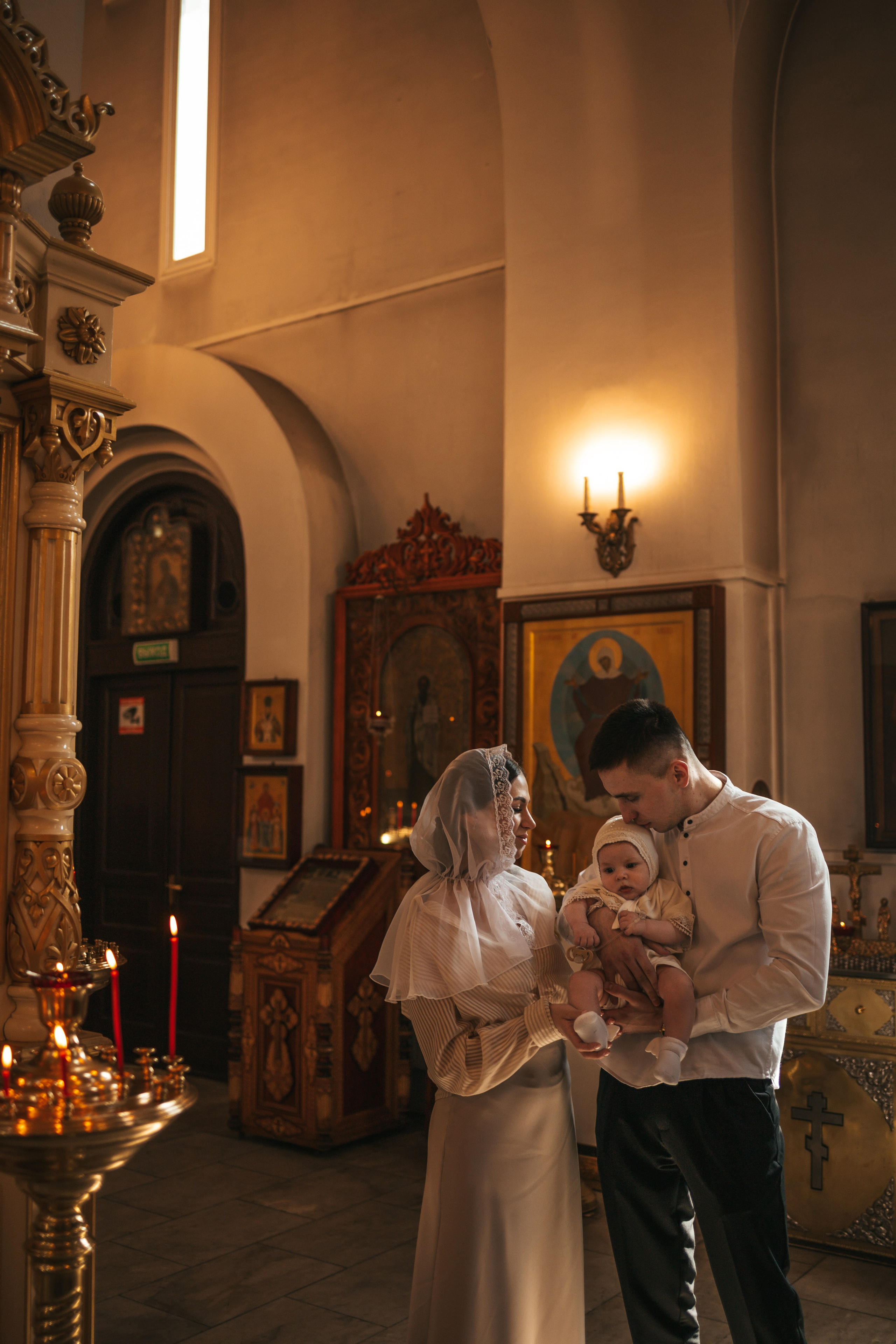 Таинство Крещения (Макар). Фотограф новорождённых Newborn Москва
