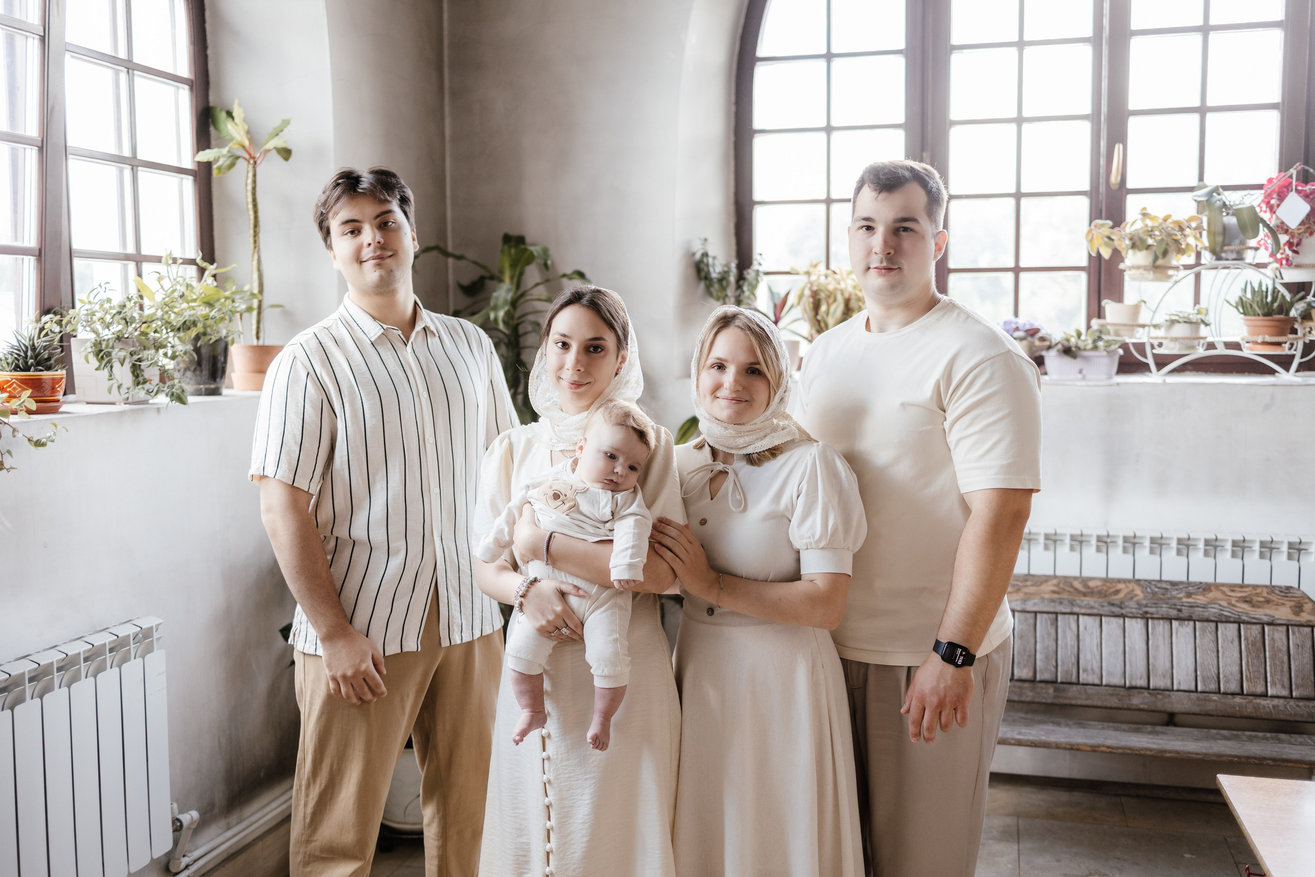 Таинство Крещения Саши. Фотограф новорождённых Newborn Москва