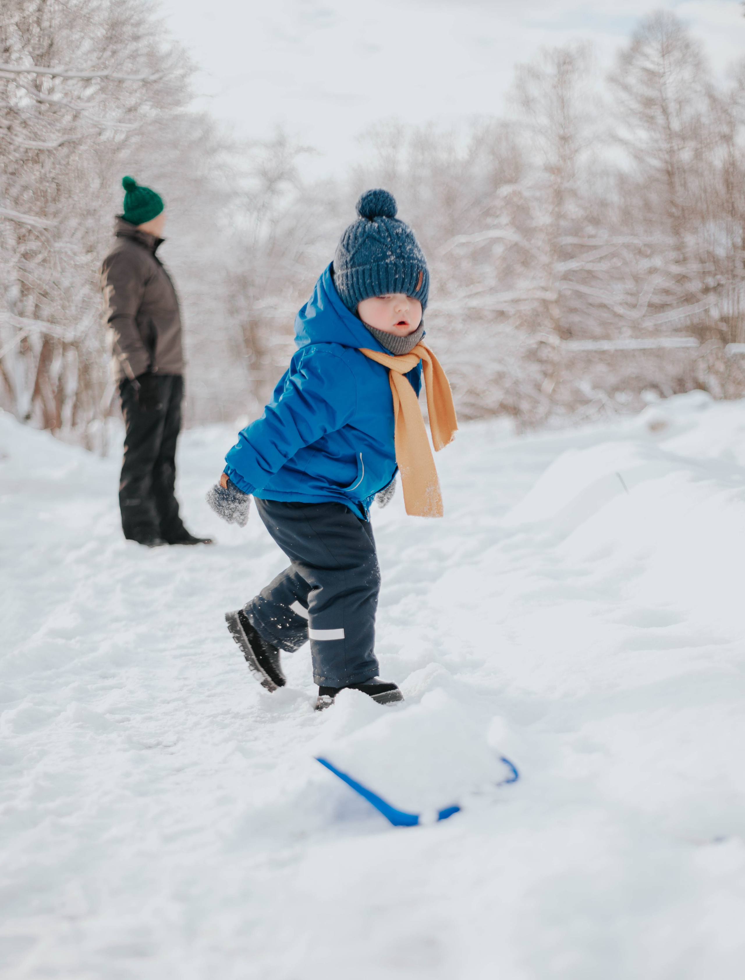 Детская зимняя прогулка. Фотограф Ногинск | Черноголовка Ева Быковских
