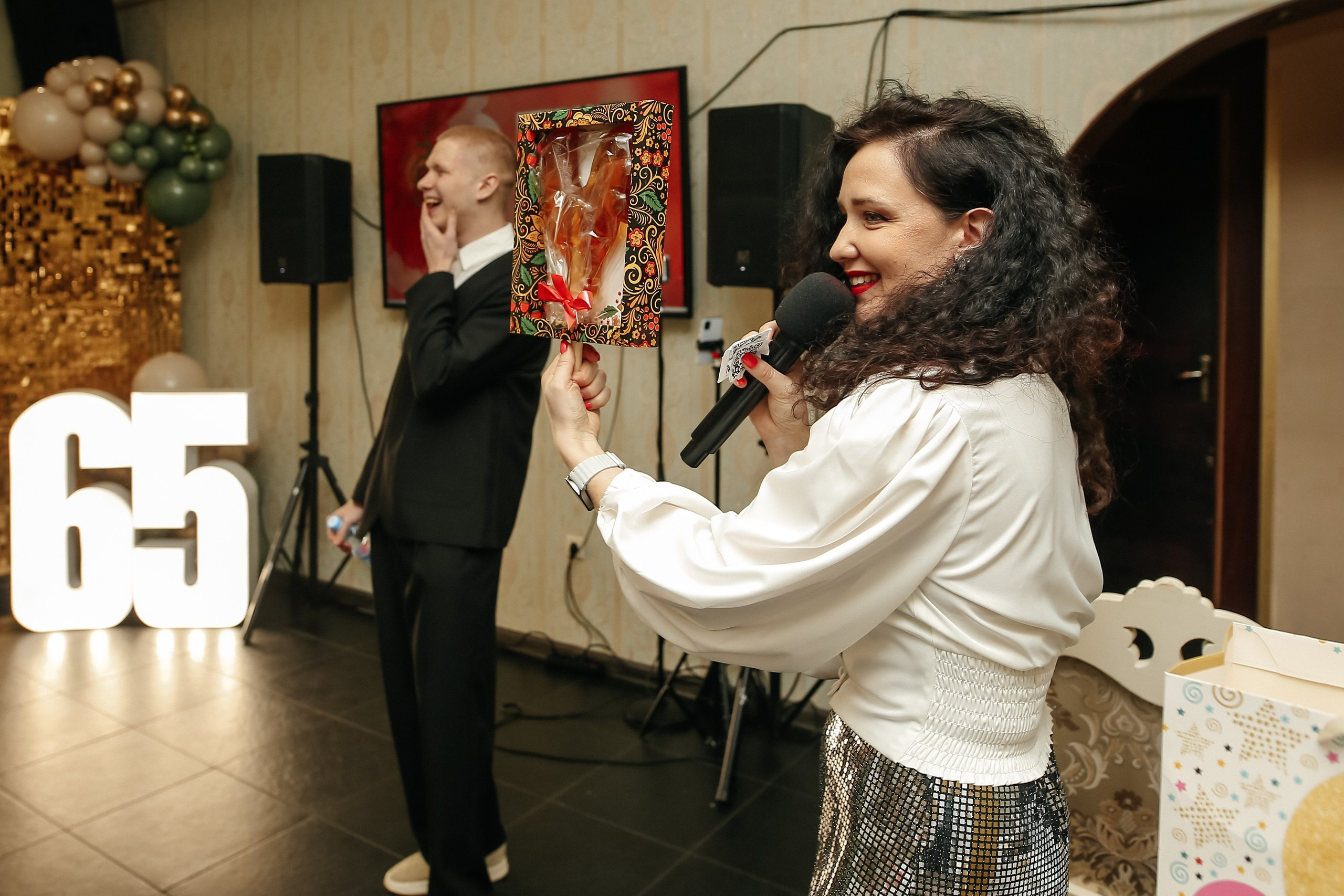 Юбилей Сергея 65 лет 8 марта 2025 г. Свадебный ведущий в Москве Саксофон на свадьбу