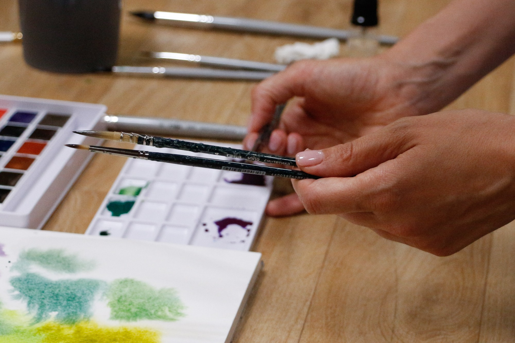 Акварельный демо-класс. Фотограф в Екатеринбурге Пойгина Елена