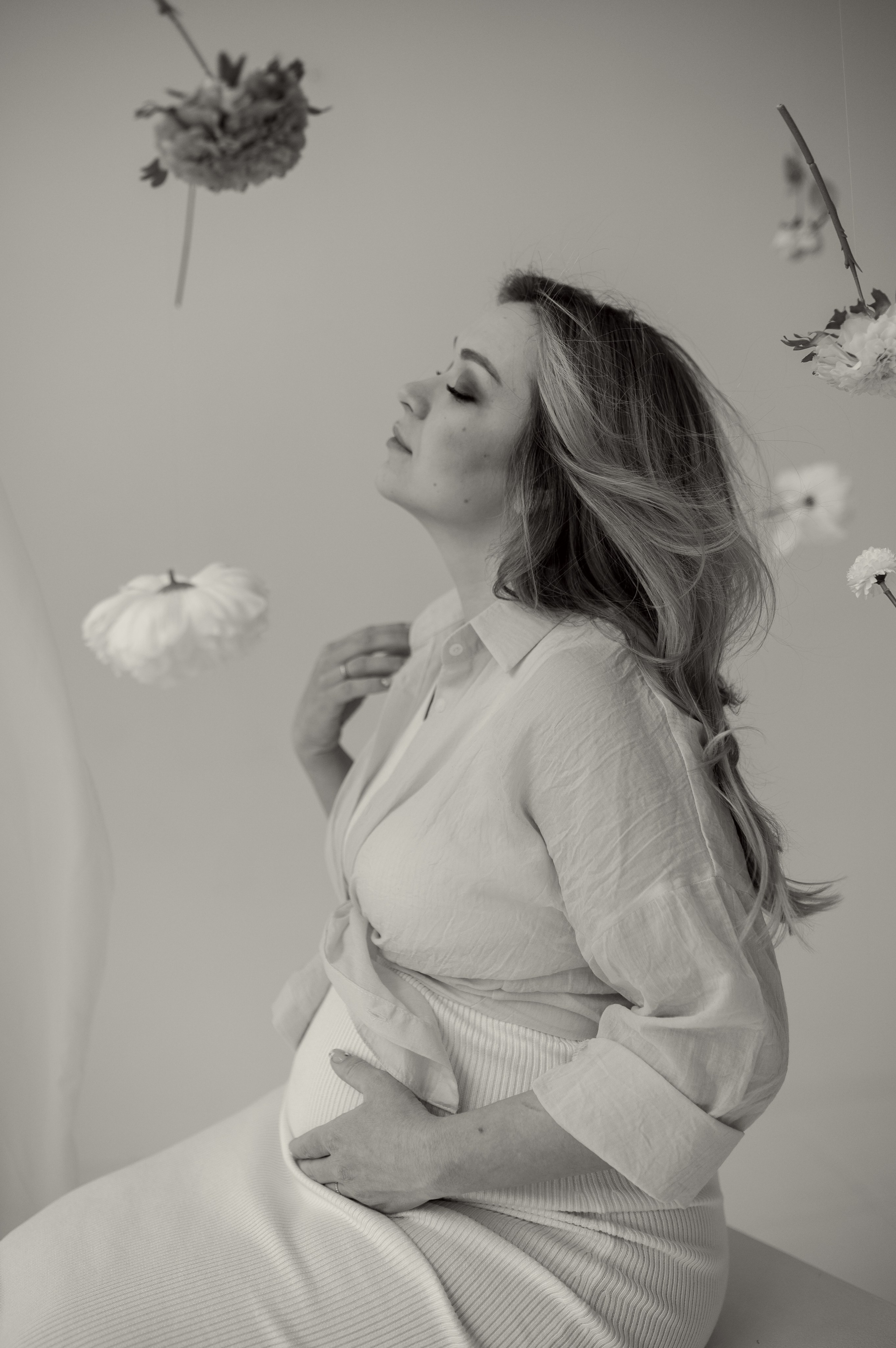 Оля в ожидании малыша. Семейная фотосессия Бутово Москва фотограф Алина Морщагина