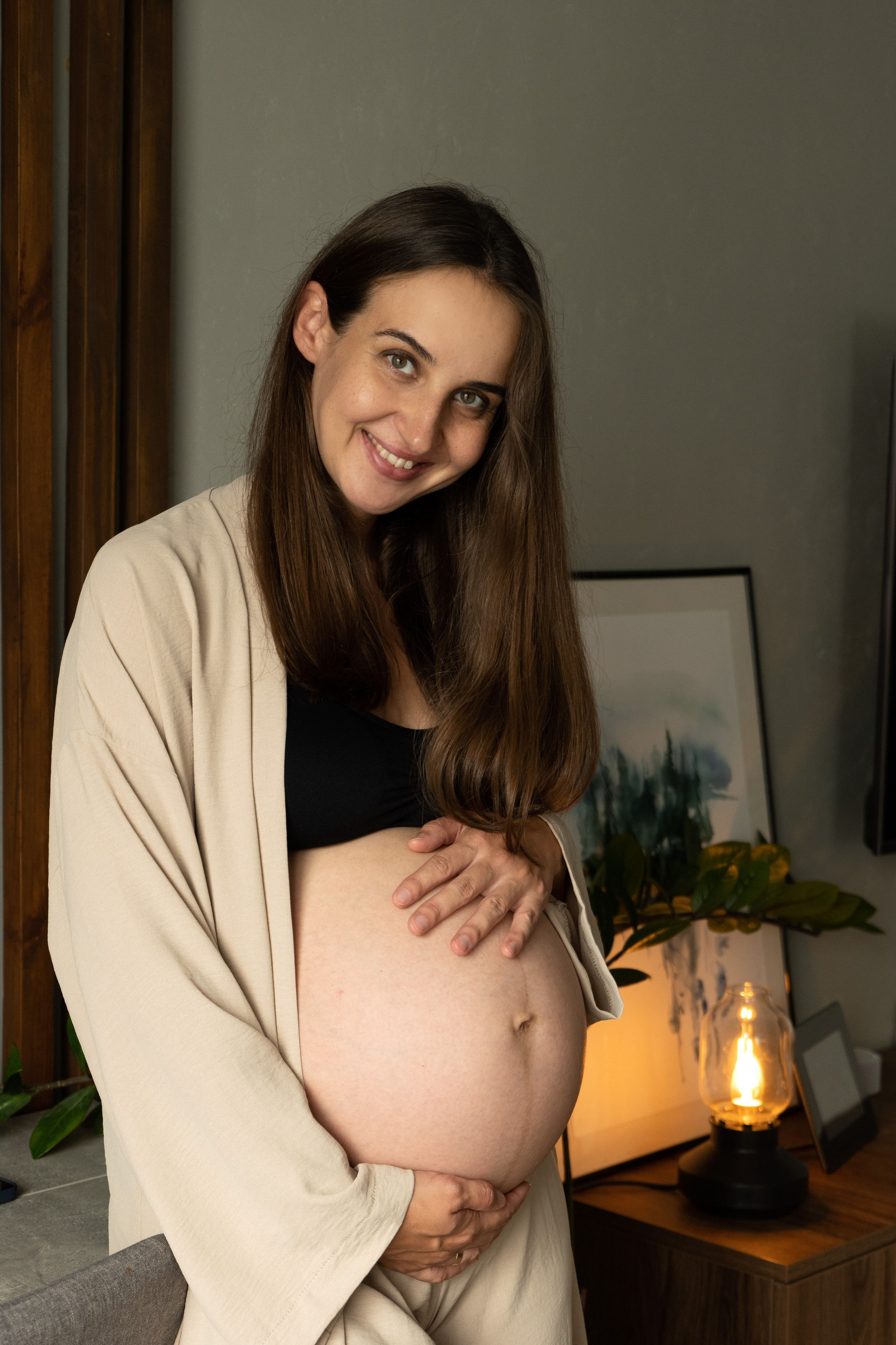 Домашняя фотосессия «В ожидании». Фотограф видеограф Ольга Василевская