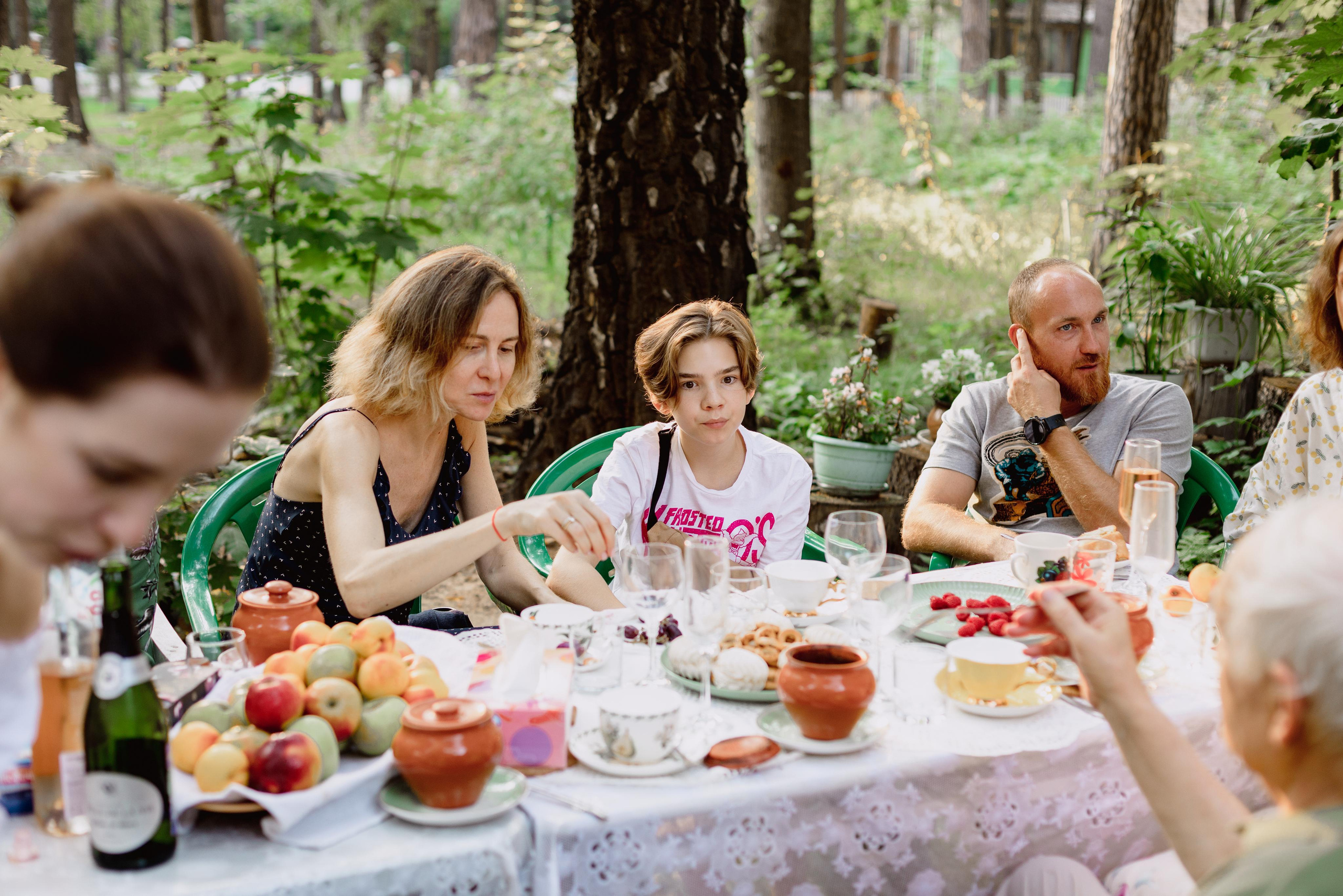 Ужин в саду. Главная