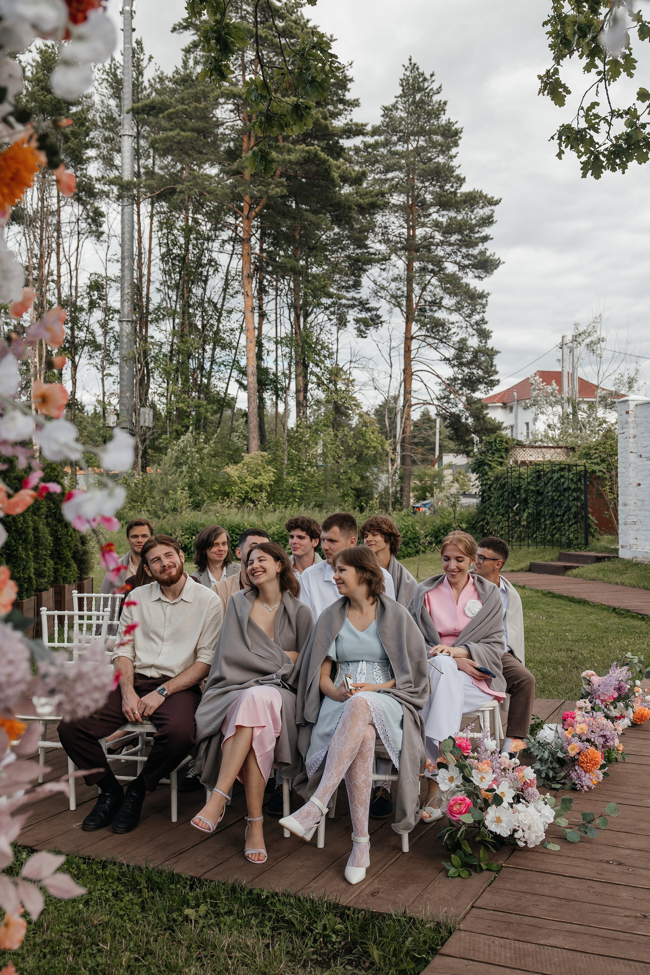 Выездная церемония на свадебной площадке house for wedding Дом у озера