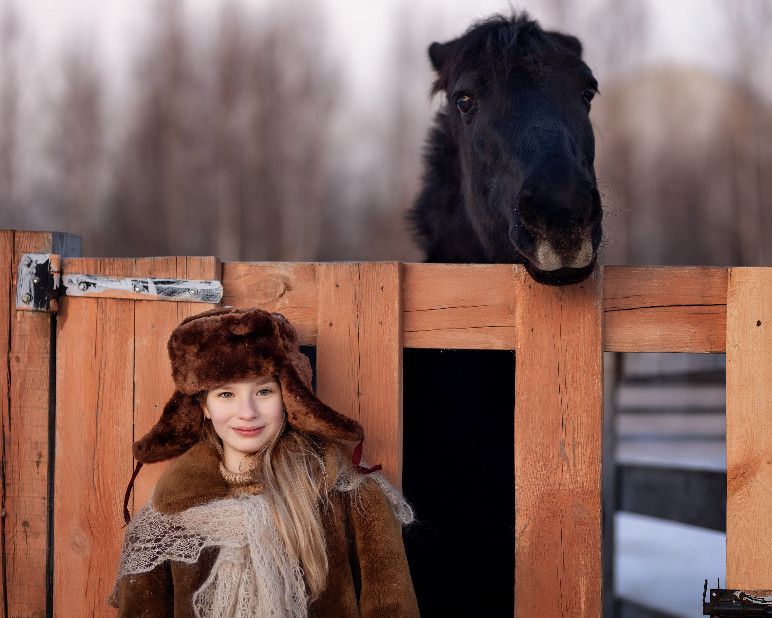 Настя и пони. Детский и семейный фотограф в Челябинске Мандрикова Светлана