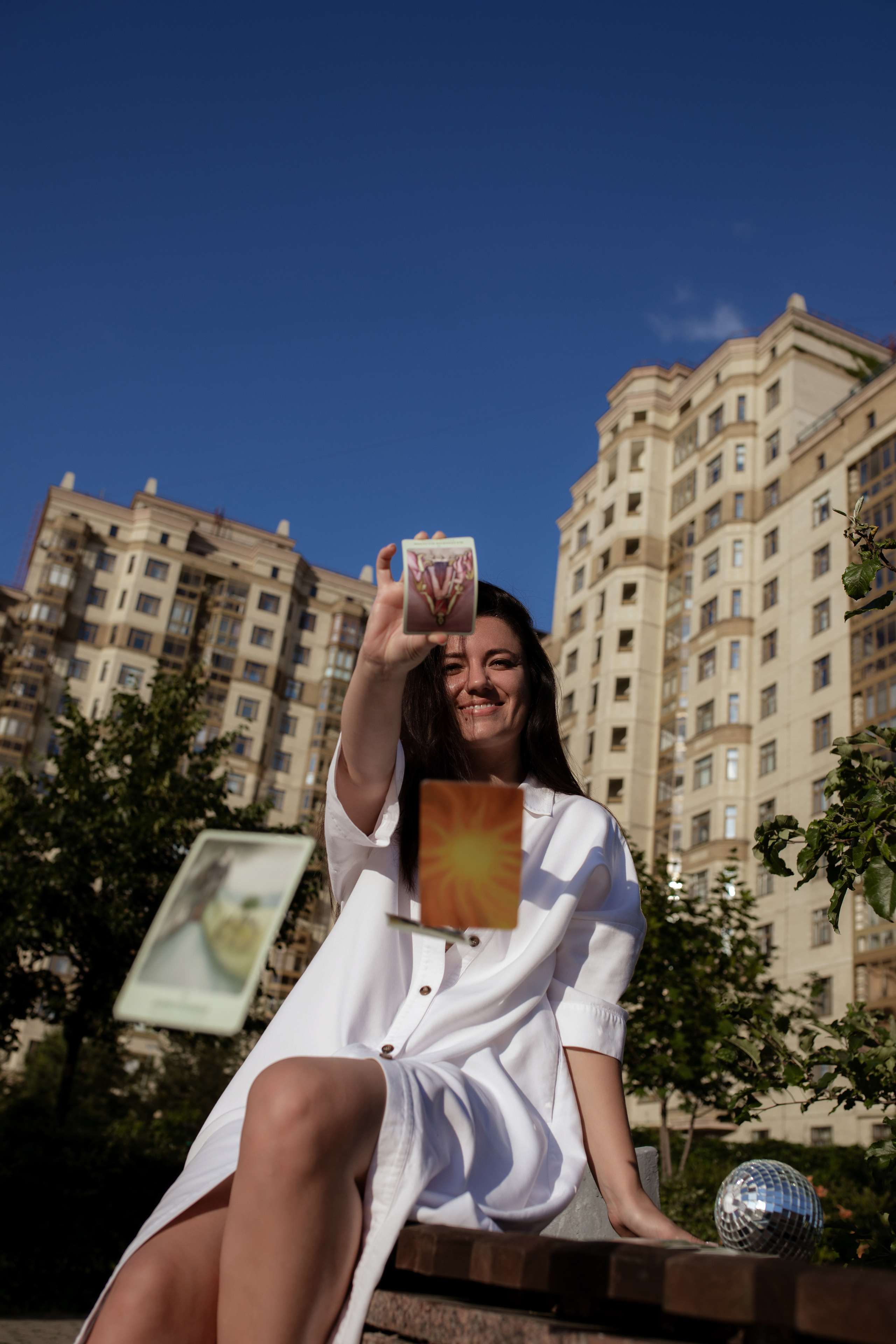 Съёмка контента для астролога. Фотограф в Москве Ира Никина