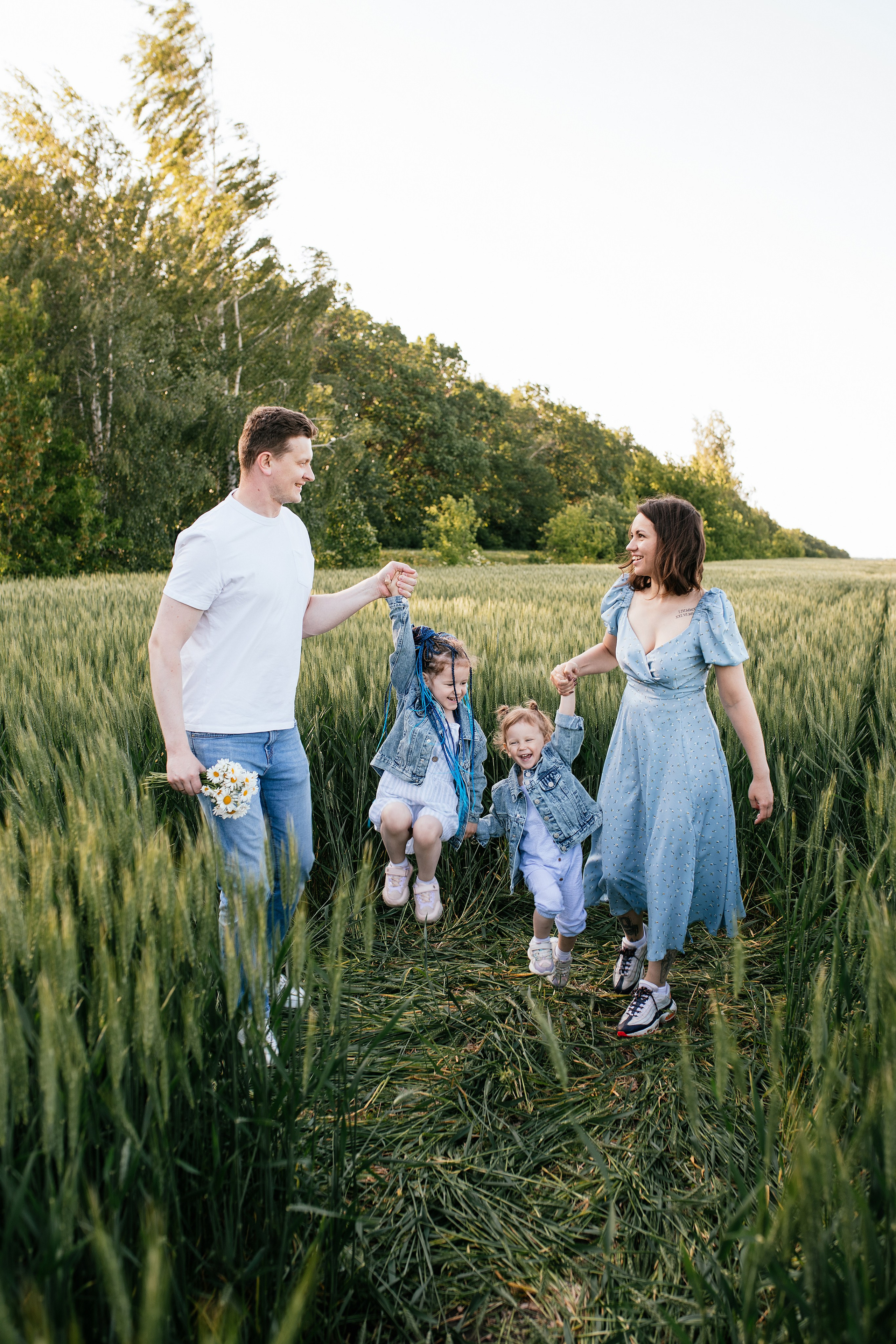 Вика, Коля, Лера и Ева. Свадебный, семейный фотограф в Рязани Лена Брант