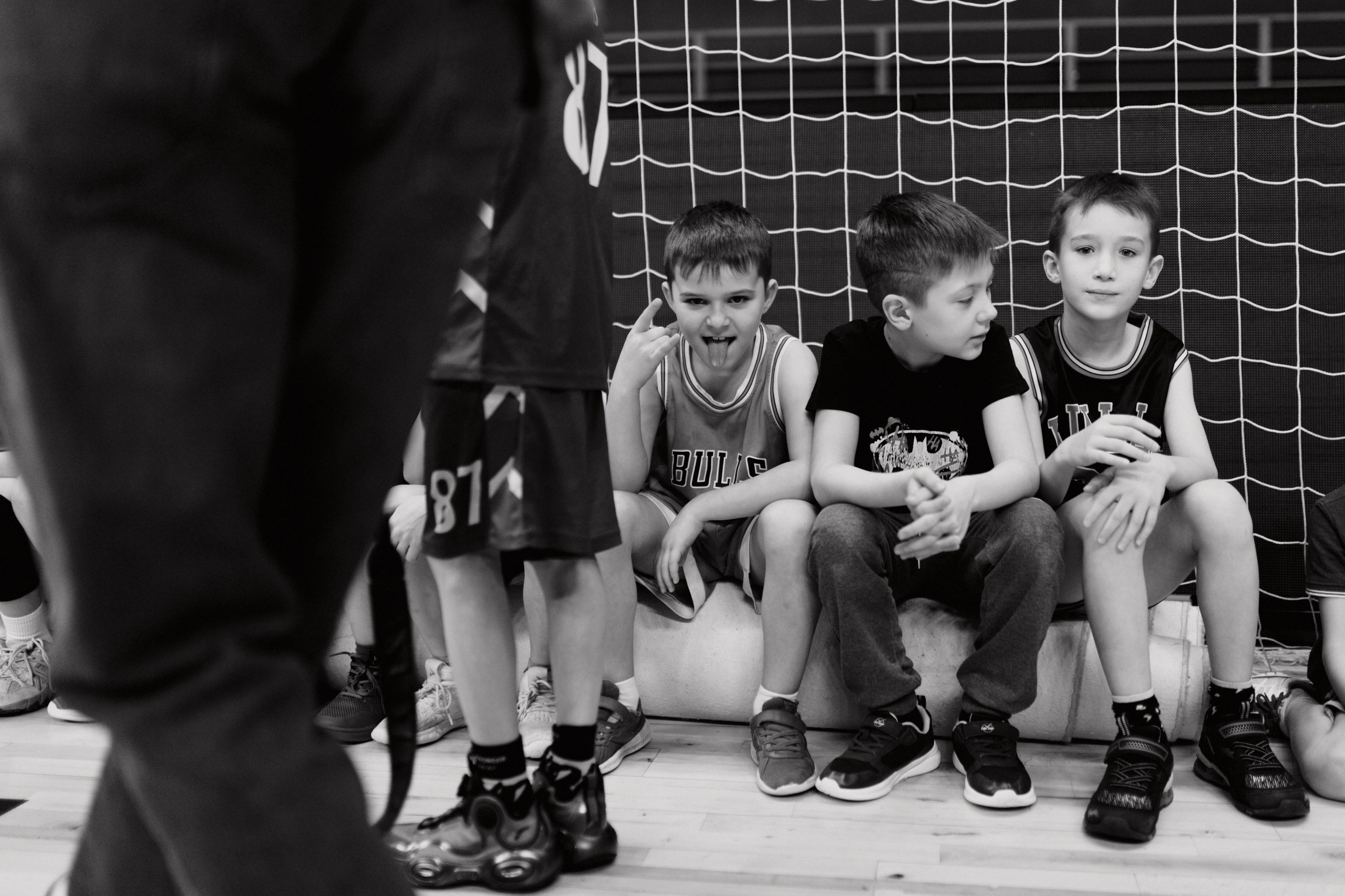 Новогодний баскетбол 2025. Детская лига. Евгений Бреча. Коммерческий и бэкстейдж фотограф в Москве