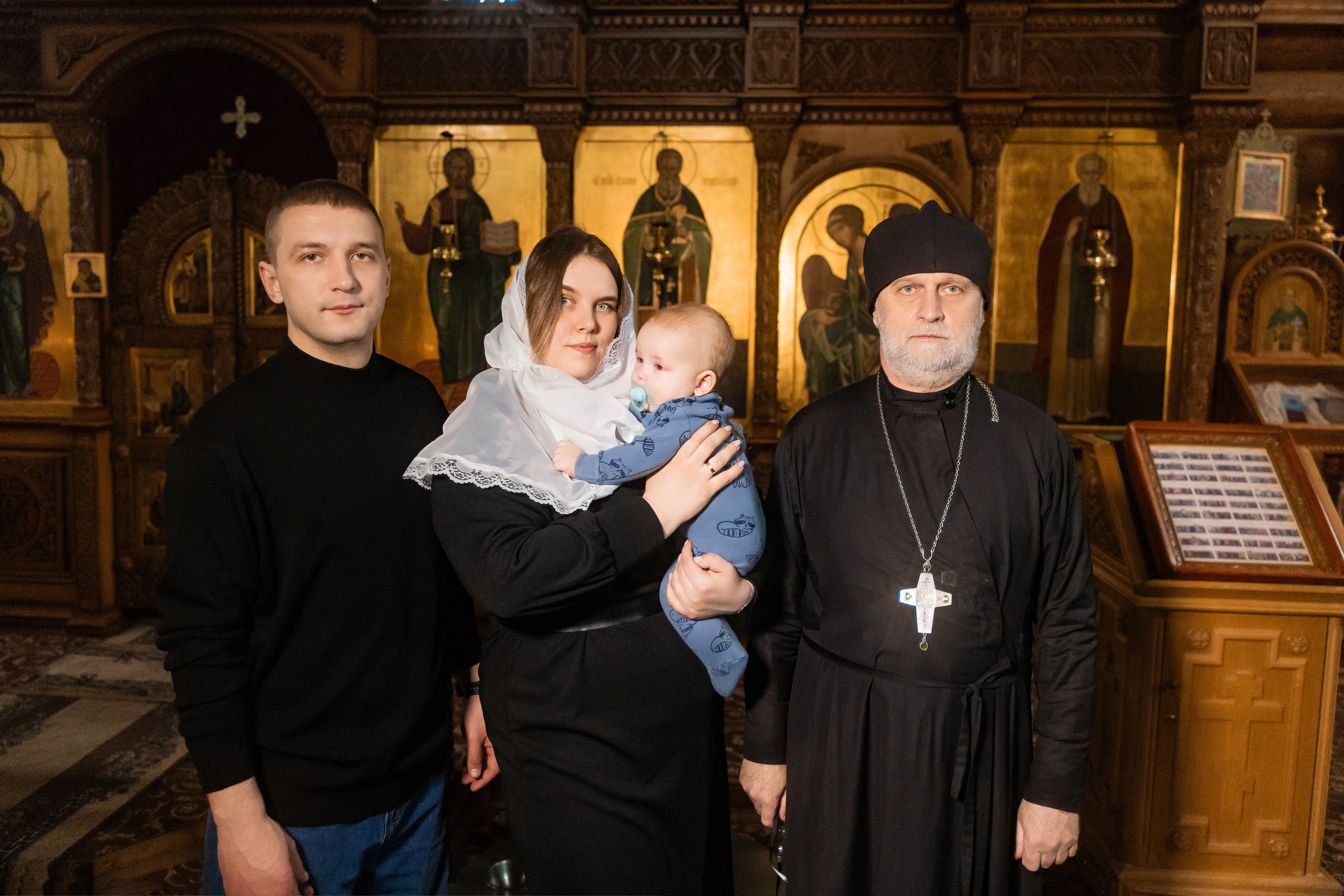 Крещение в храме возле Рио. Фотограф Белгород