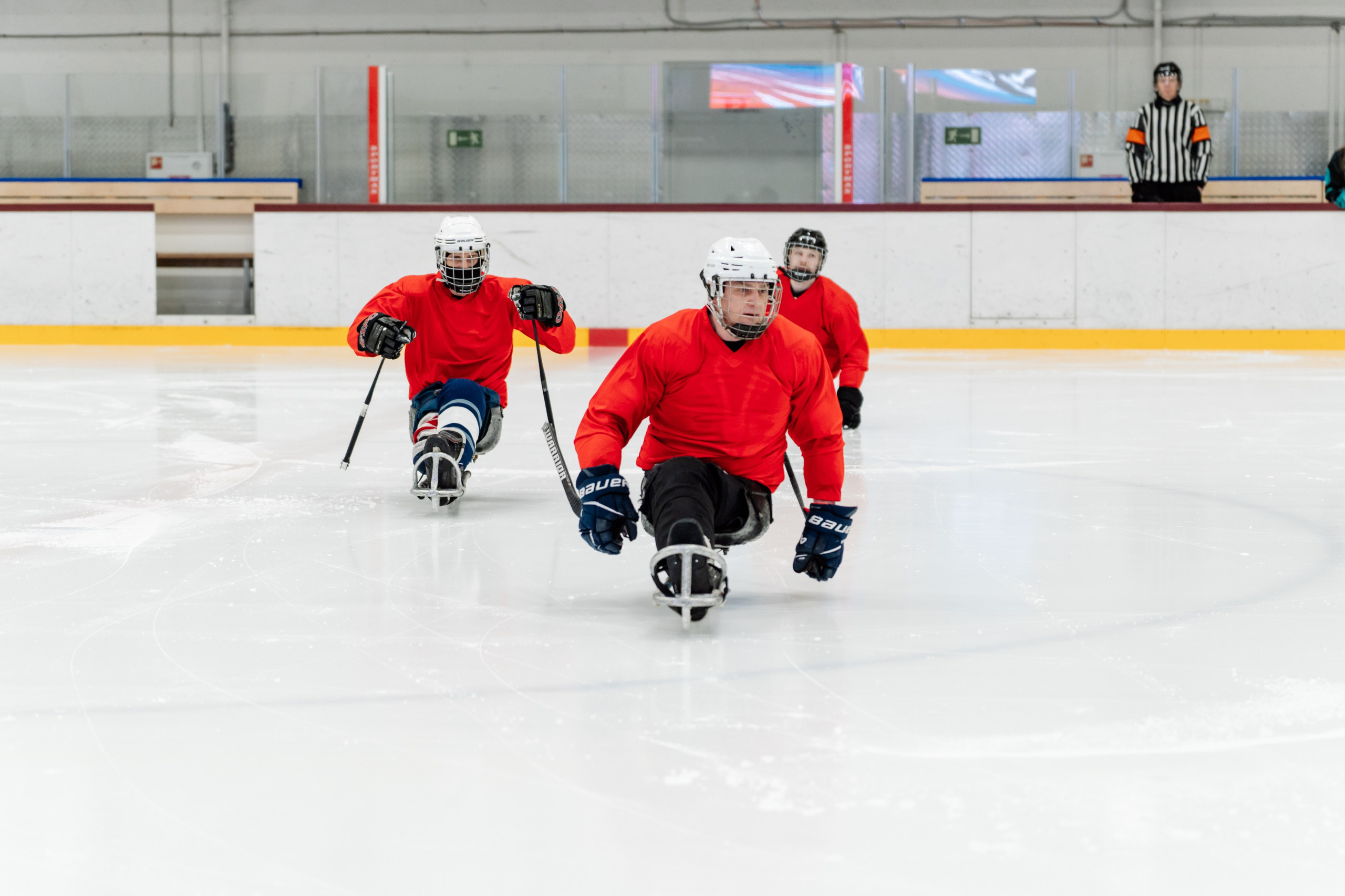 Игра в следж хоккей приуроченная 23.02.26 в арене Сталкер