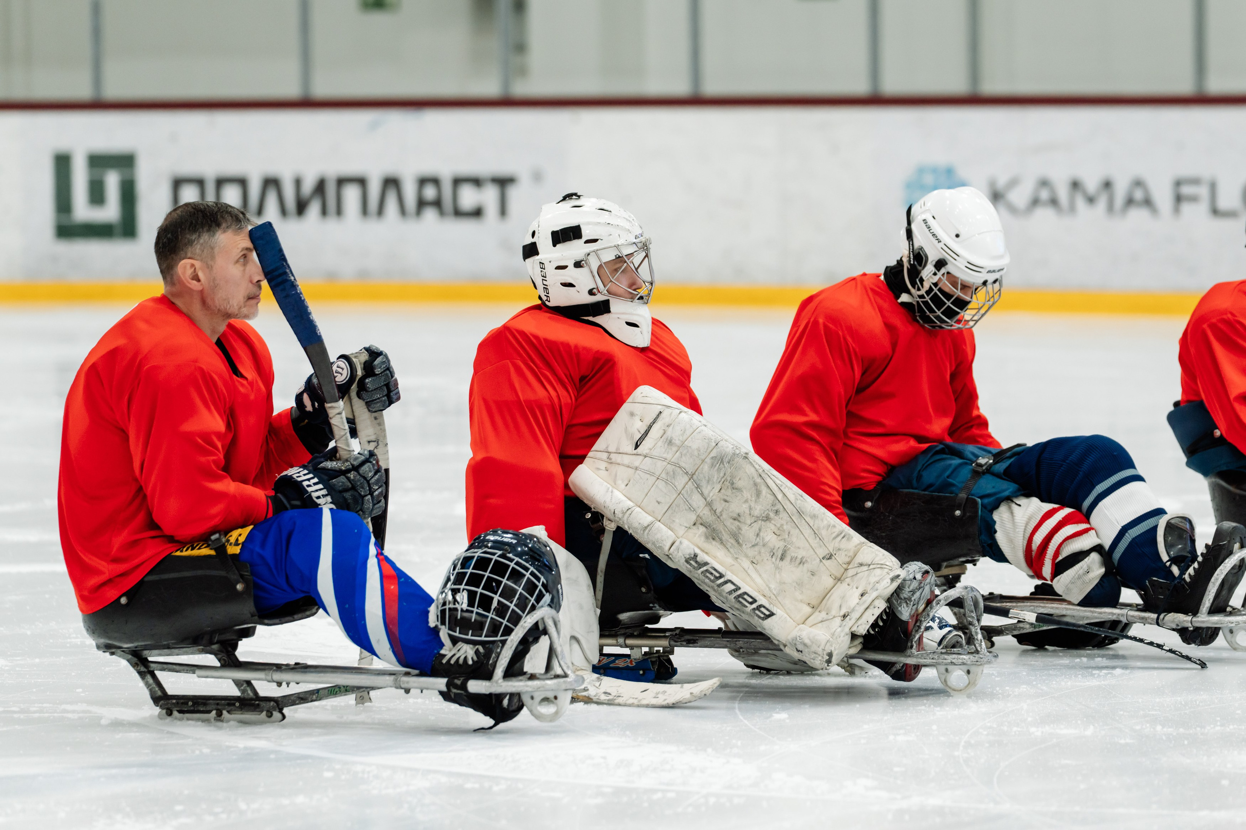 Игра в следж хоккей приуроченная 23.02.26 в арене Сталкер