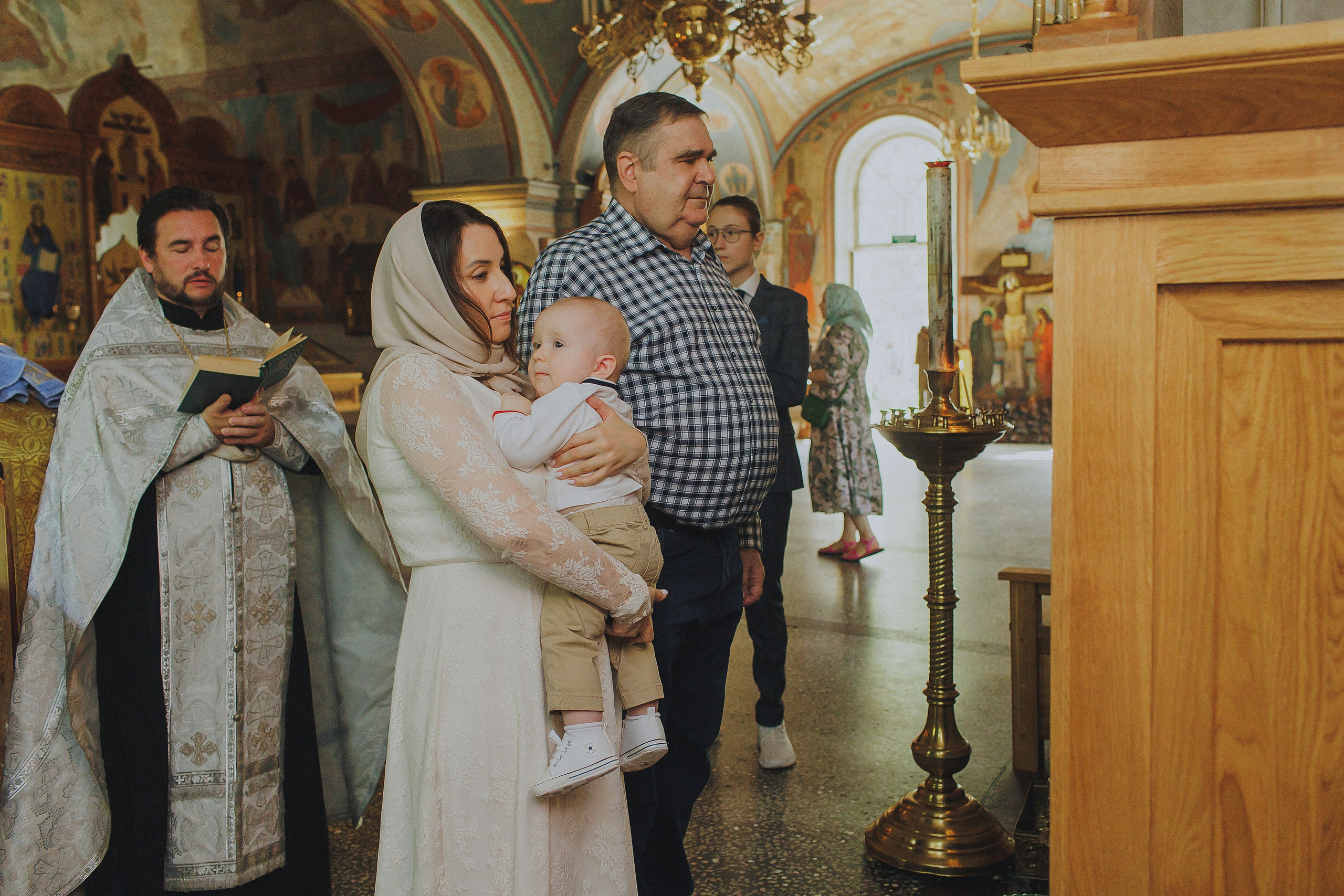 Таинство крещения в Люберцах и Москве. Фотограф в Москве и Люберцах Анна Ушакова