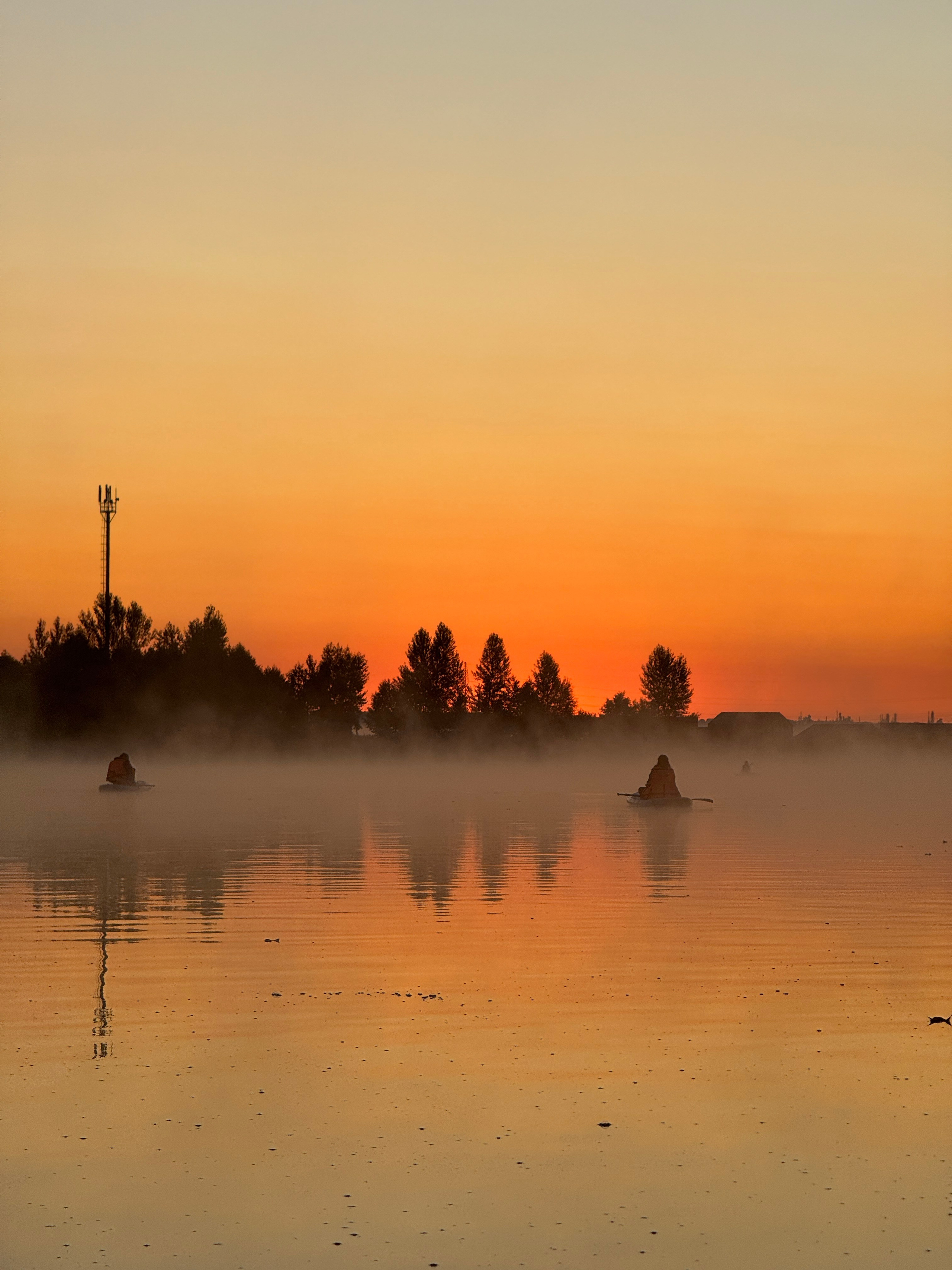 Рассветы на сапбордах в Уфе