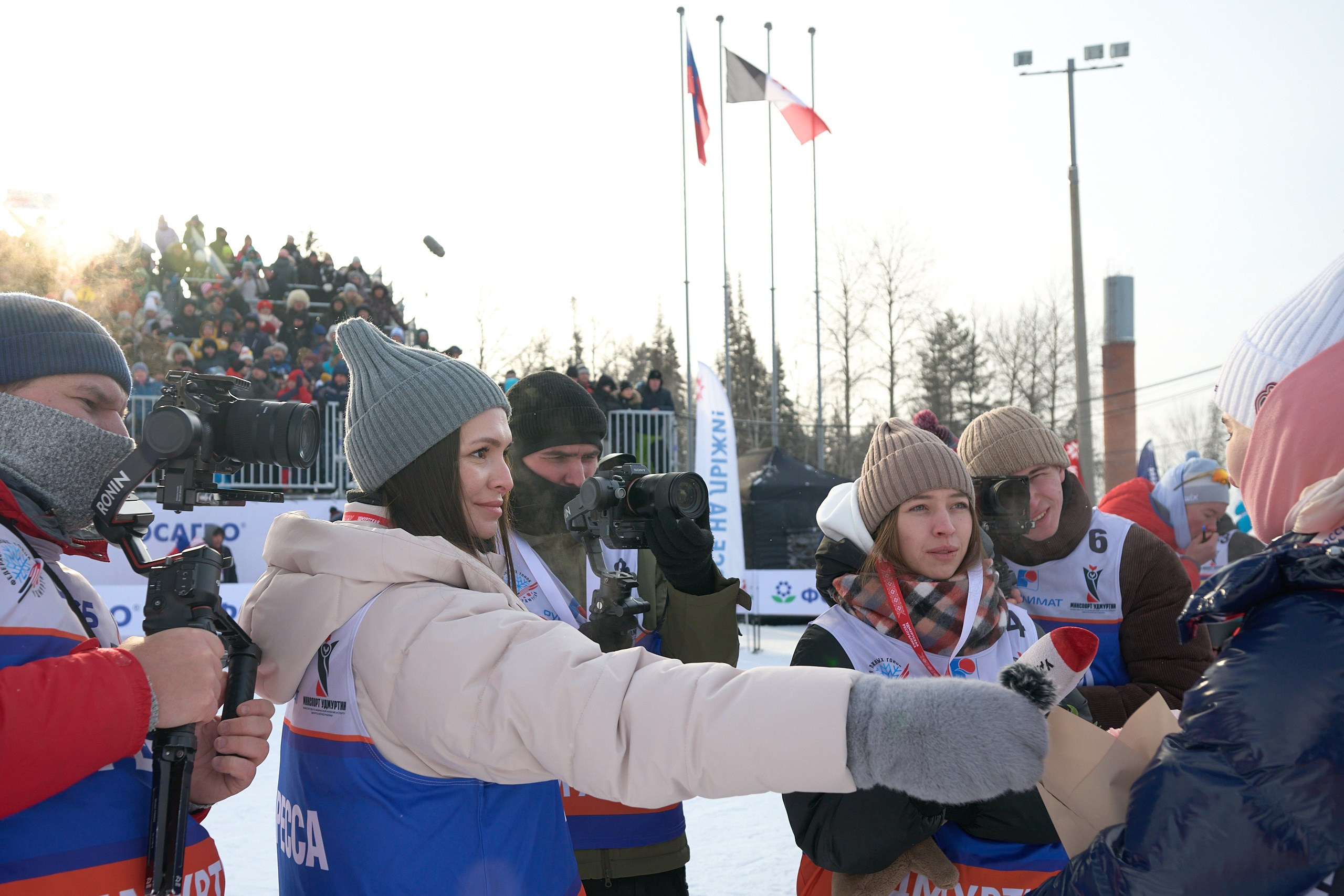 VI этап ФосАгро Кубка России по лыжным гонкам. Ижевск 25.01.2025 и 26.01.2025. Спортивный репортажный фотограф в Ижевске Сергей Мерзляков