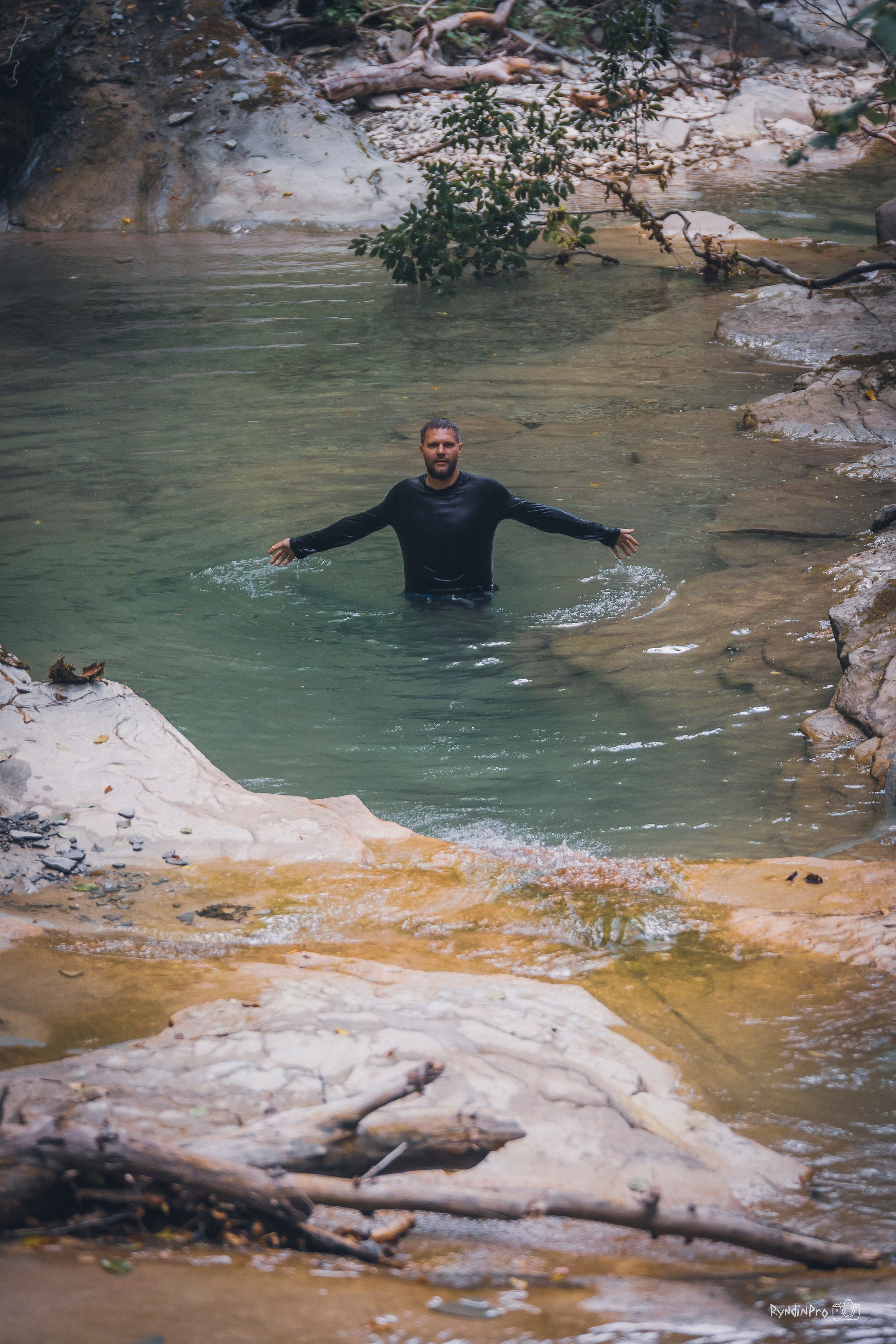 Поход на водопады Куаго с командой Мадьяр 23.07.24. Репортажный фотограф в Краснодаре Рындин Дмитрий